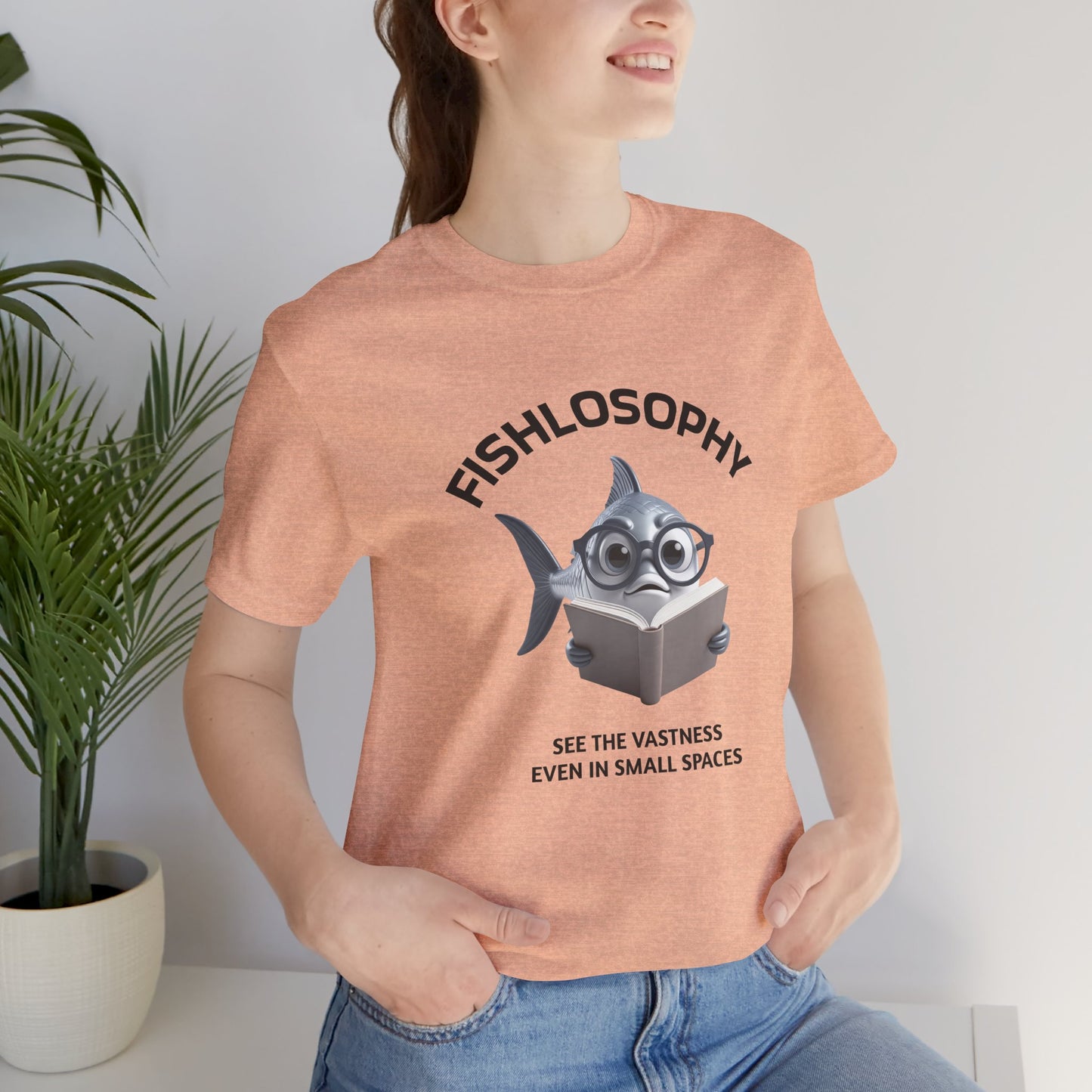 Fishlosophy Unisex Jersey Short Sleeve Tee – See the vastness even in small spaces