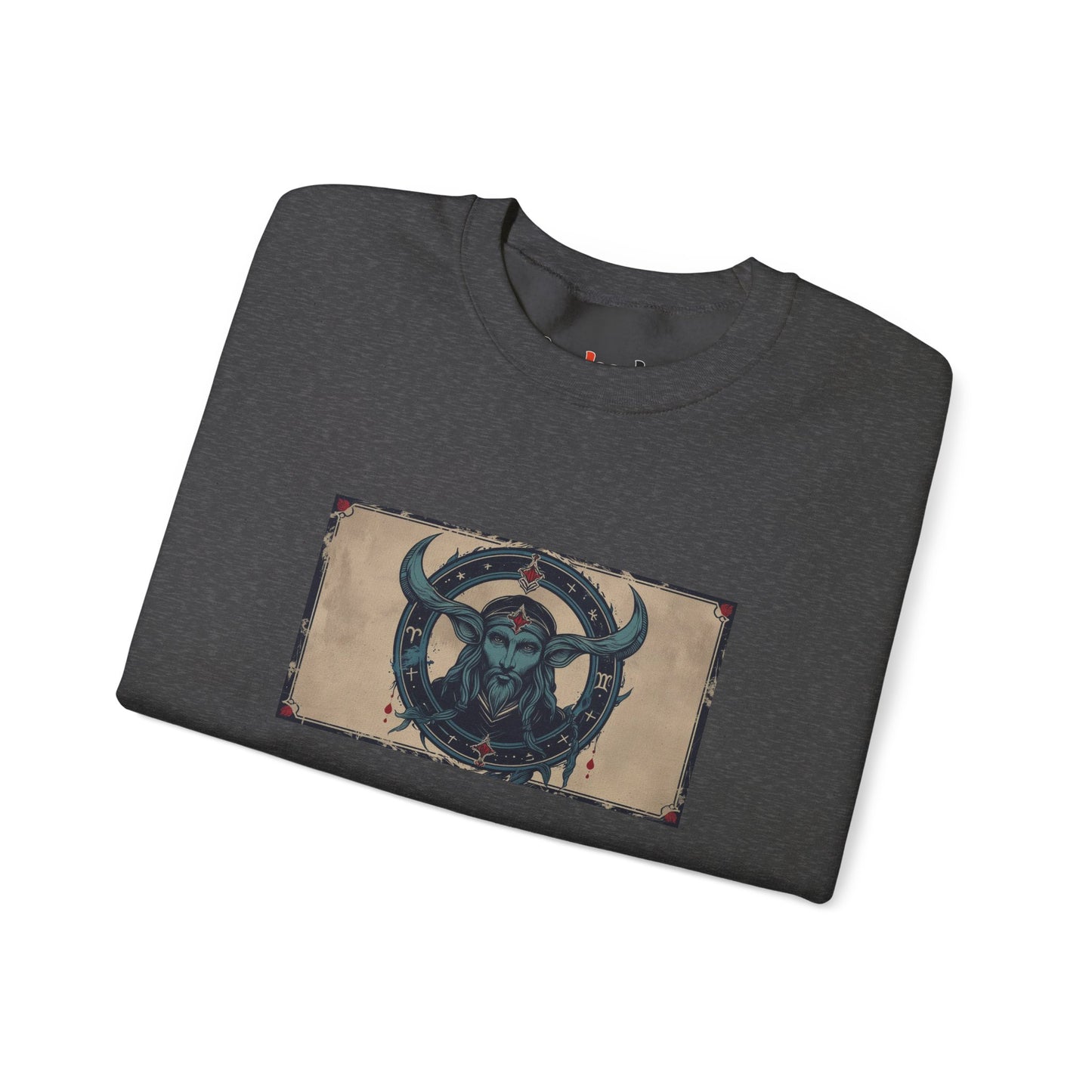 Capricorn - Gothic Zodiac Blue Sweatshirt