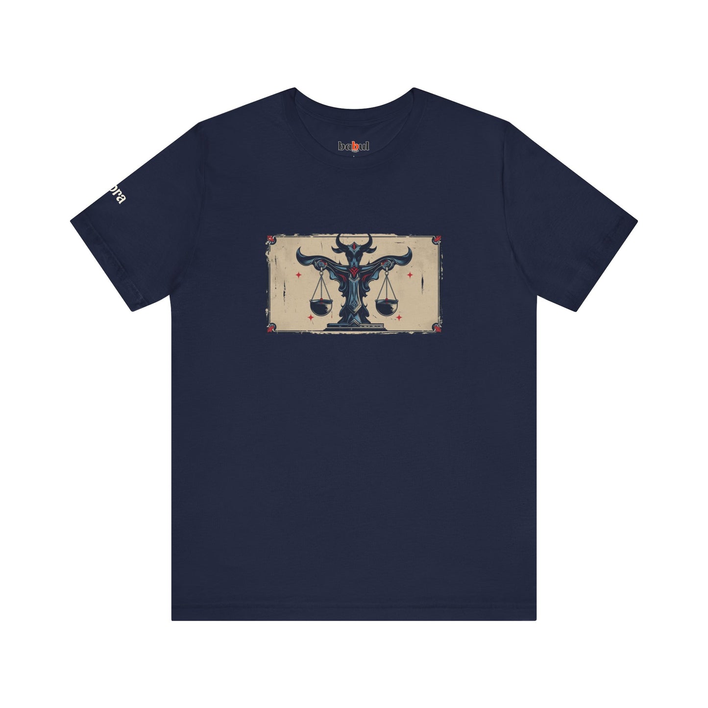 Libra - Gothic Zodiac T-Shirt. Zodiac in the Shadows