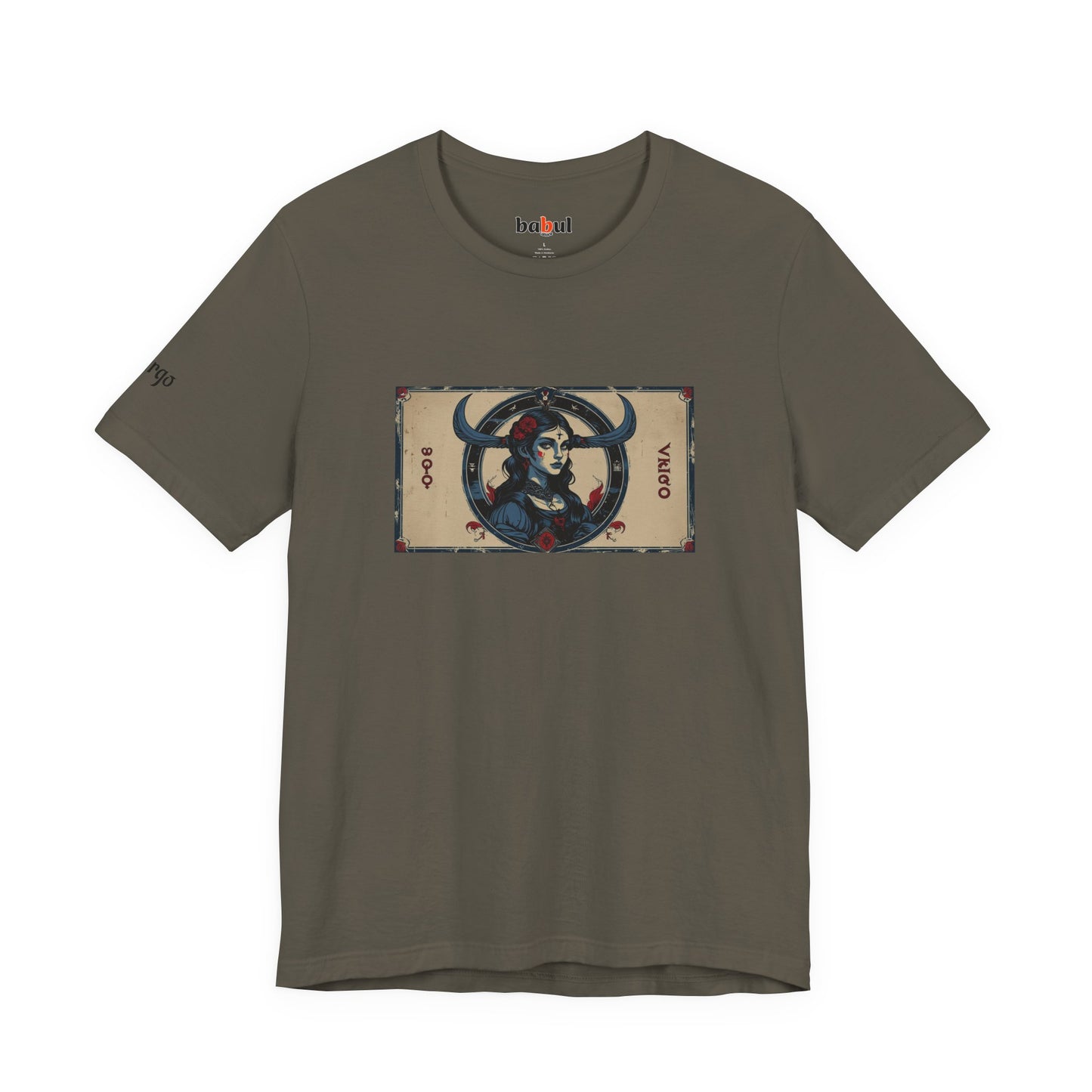 Virgo - Gothic Zodiac T-Shirt. Zodiac in the Shadows