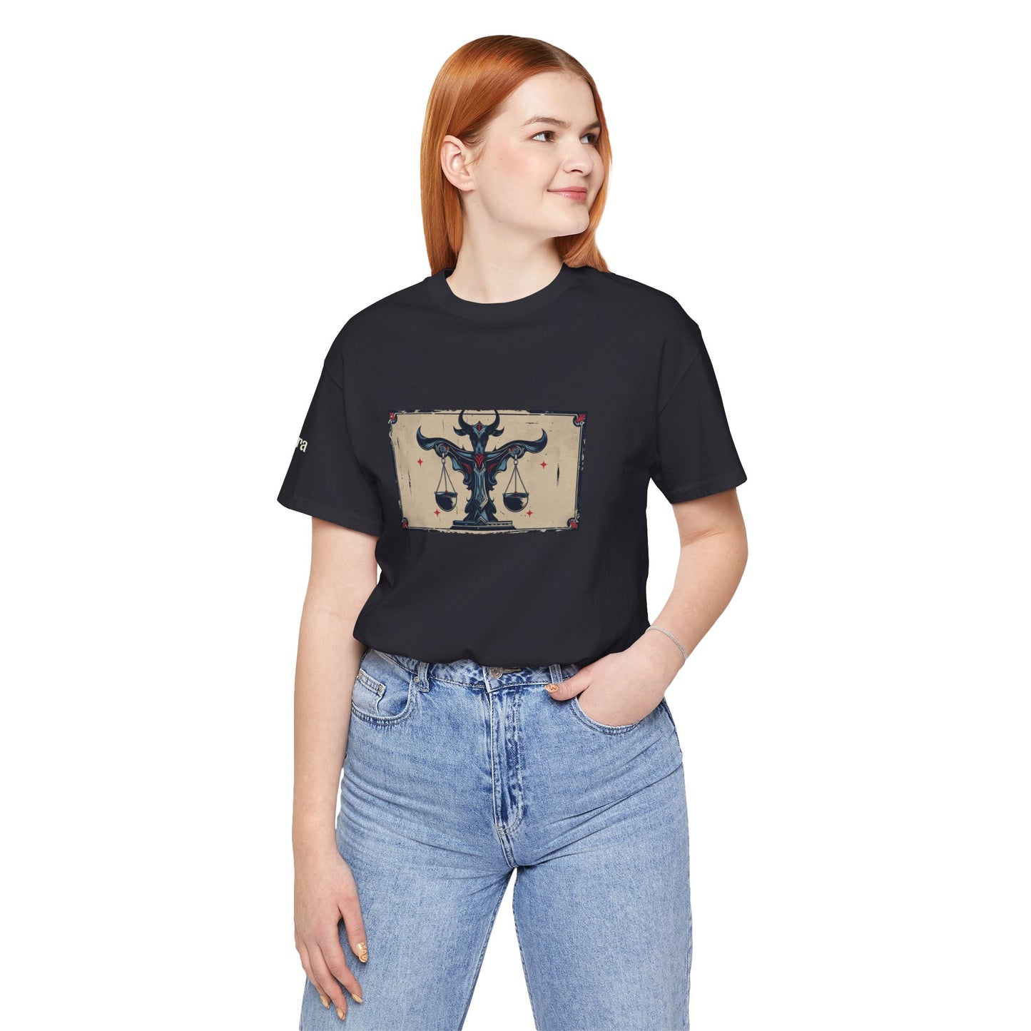 Libra - Gothic Zodiac T-Shirt. Zodiac in the Shadows