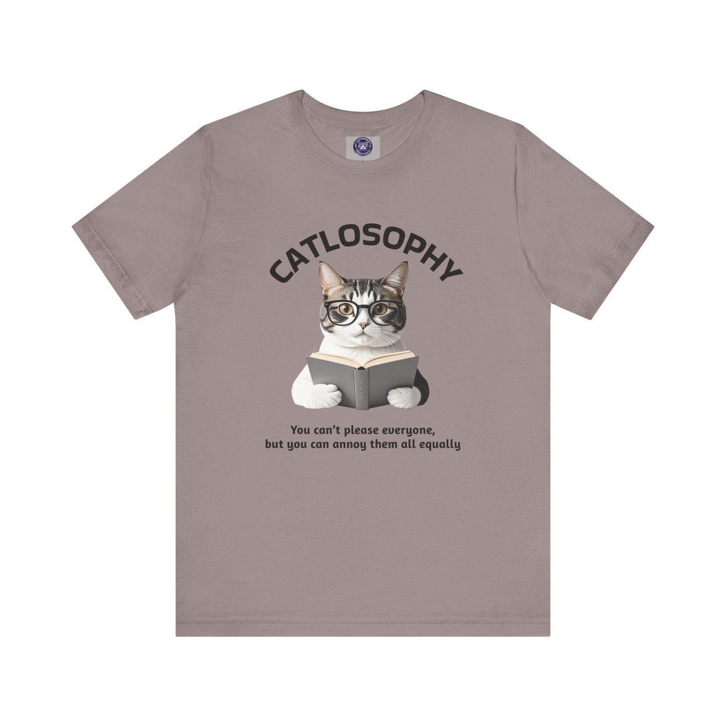 Catlosophy Unisex Jersey Maglietta a maniche corte – Design "Non puoi accontentare tutti"