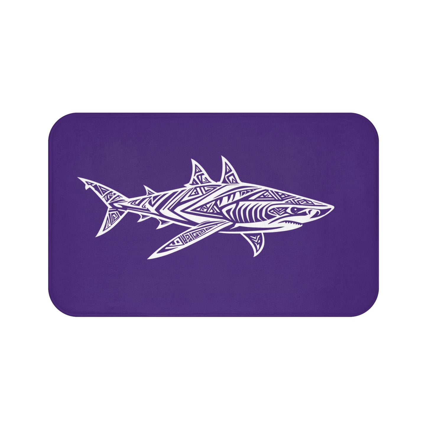 Tribal Bath Mat. Ocean Energy, Tribal Style