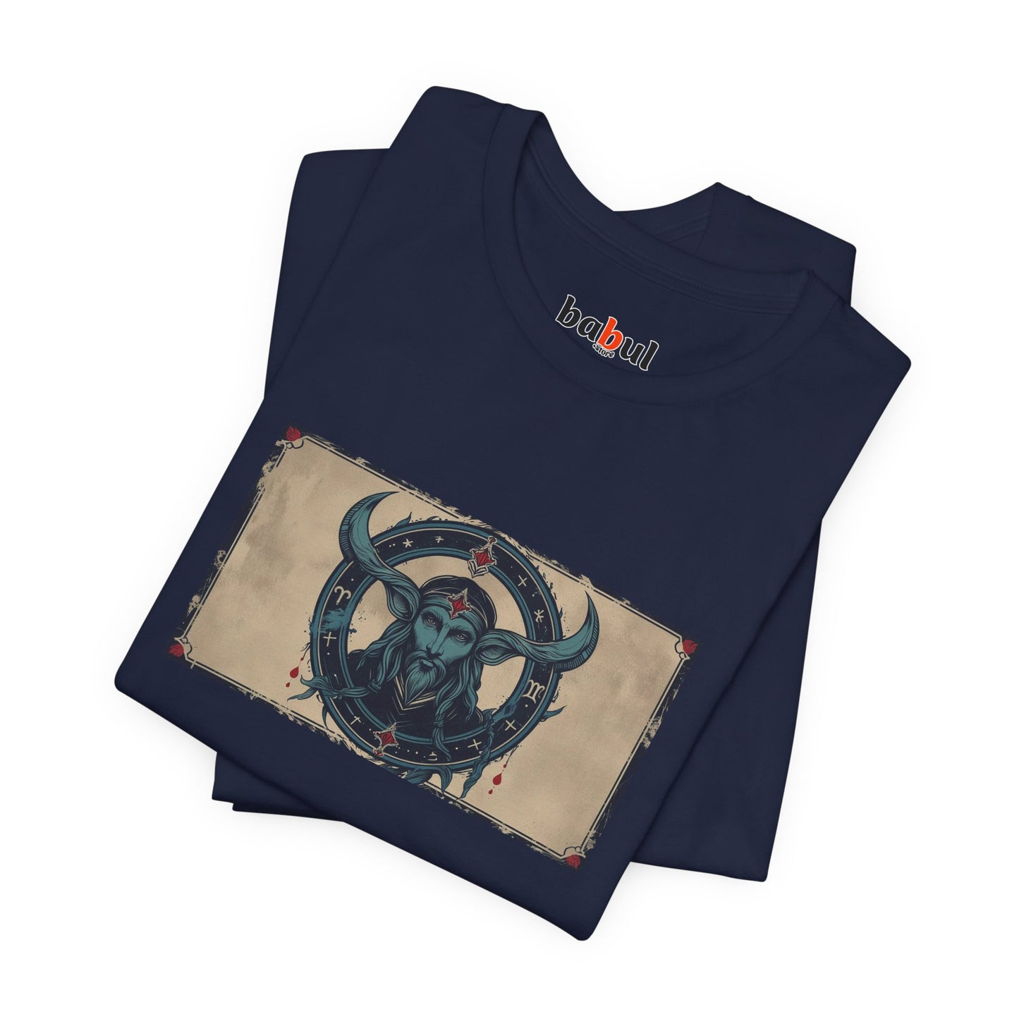 Capricorn - Gothic Zodiac T-Shirt. Zodiac in the Shadows