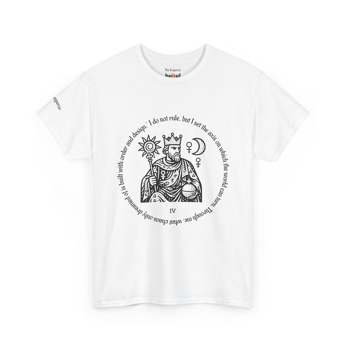 The Emperor - ArcanaPop T-Shirt – Where Tarot Magic Meets Pop Art