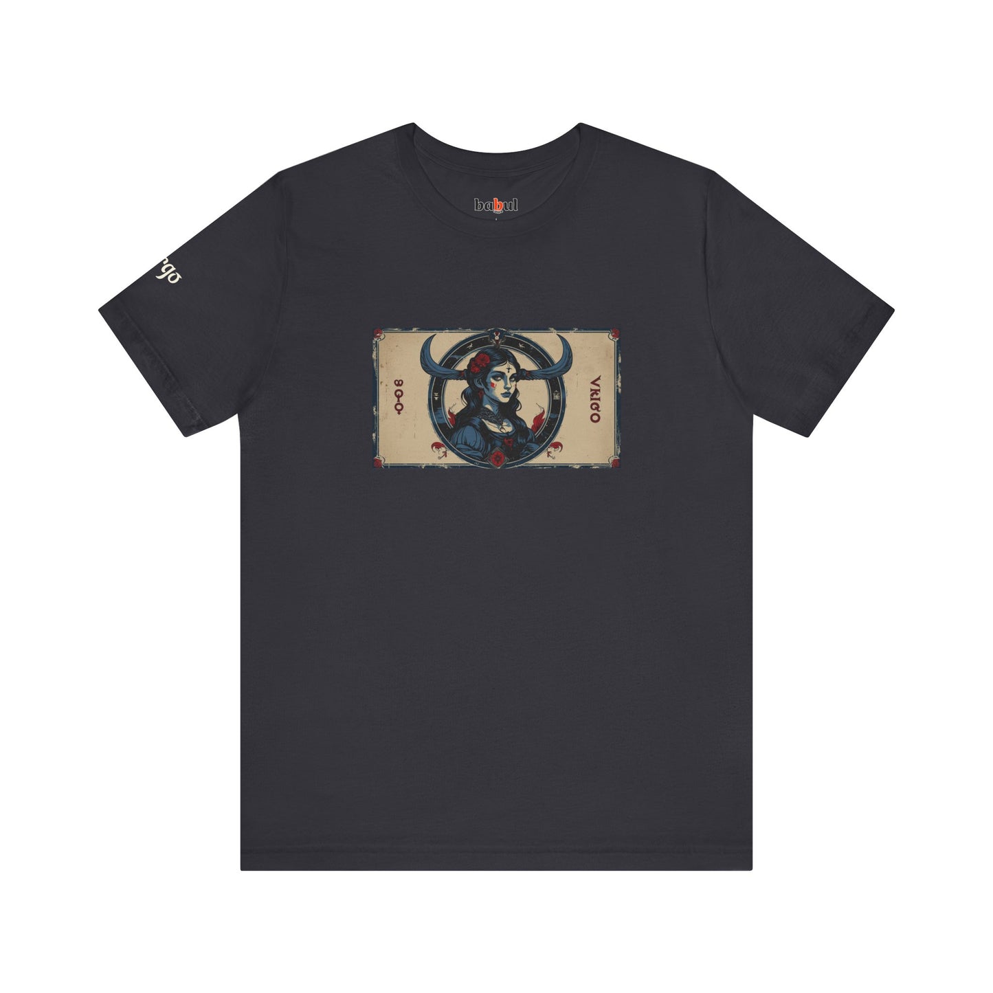 Virgo - Gothic Zodiac T-Shirt. Zodiac in the Shadows