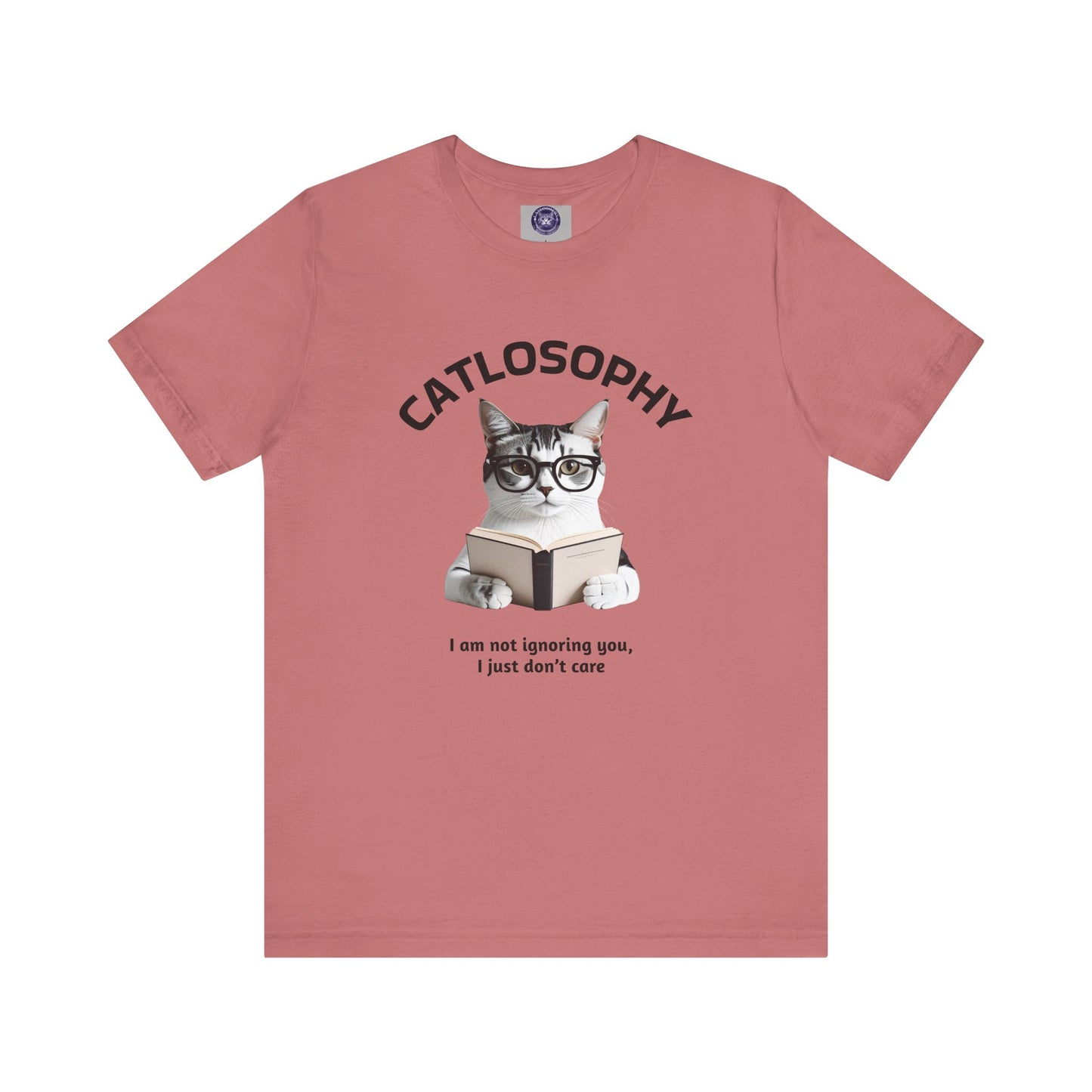 Catlosophy Unisex Jersey Short Sleeve Tee – "I am not ignoring you" Design