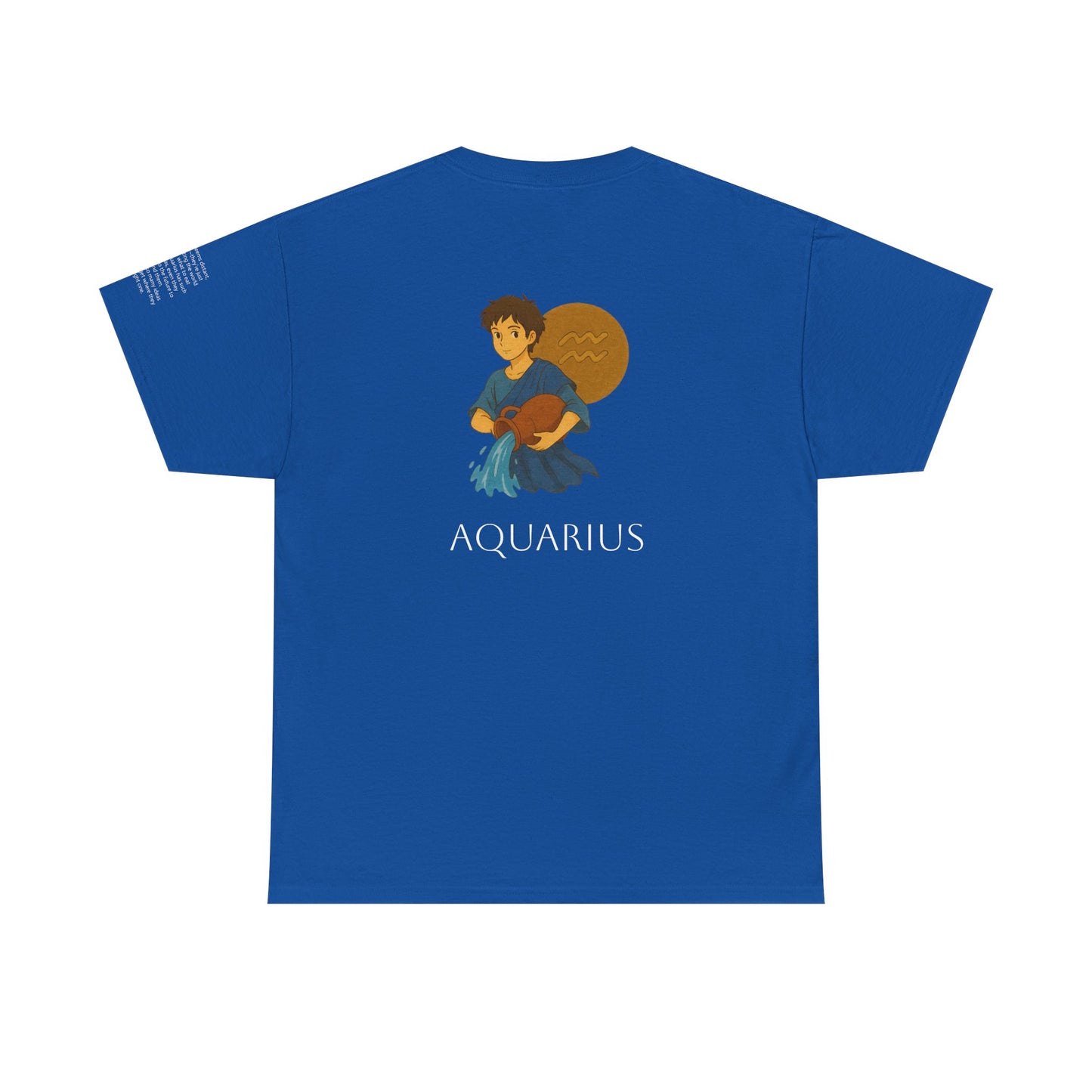 AQUARIUS - Dreamy Zodiac T-Shirts – The Magic of the Stars in Ghibli Style