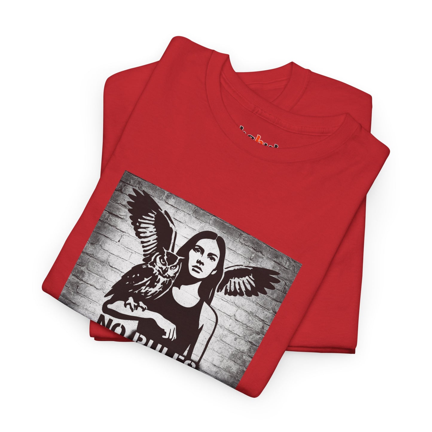 Rebel Graphic Tee - Unisex Heavy Cotton T-Shirt for the Wild at Heart. Rebel Tees, Born to Be Worn - NO RULES, JUST INSTINCT