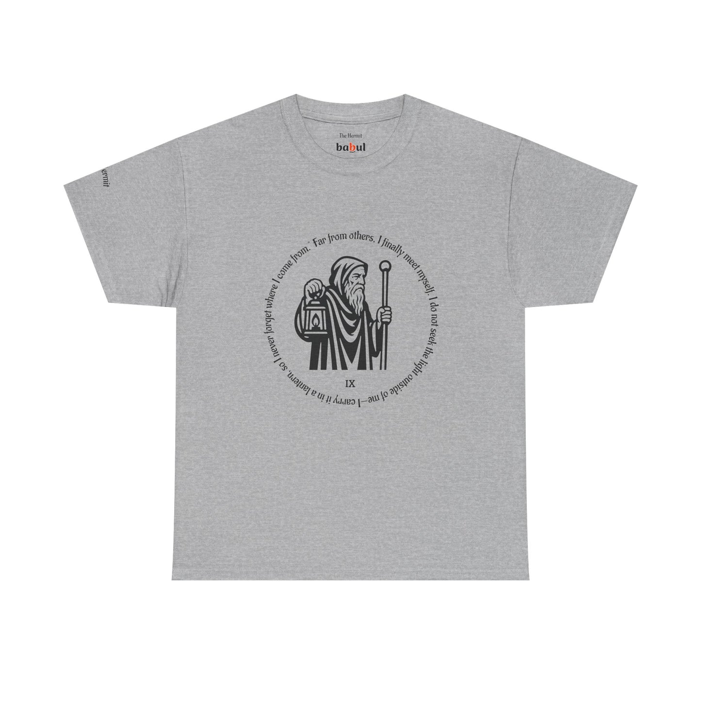 The Hermit - ArcanaPop T-Shirt – Where Tarot Magic Meets Pop Art