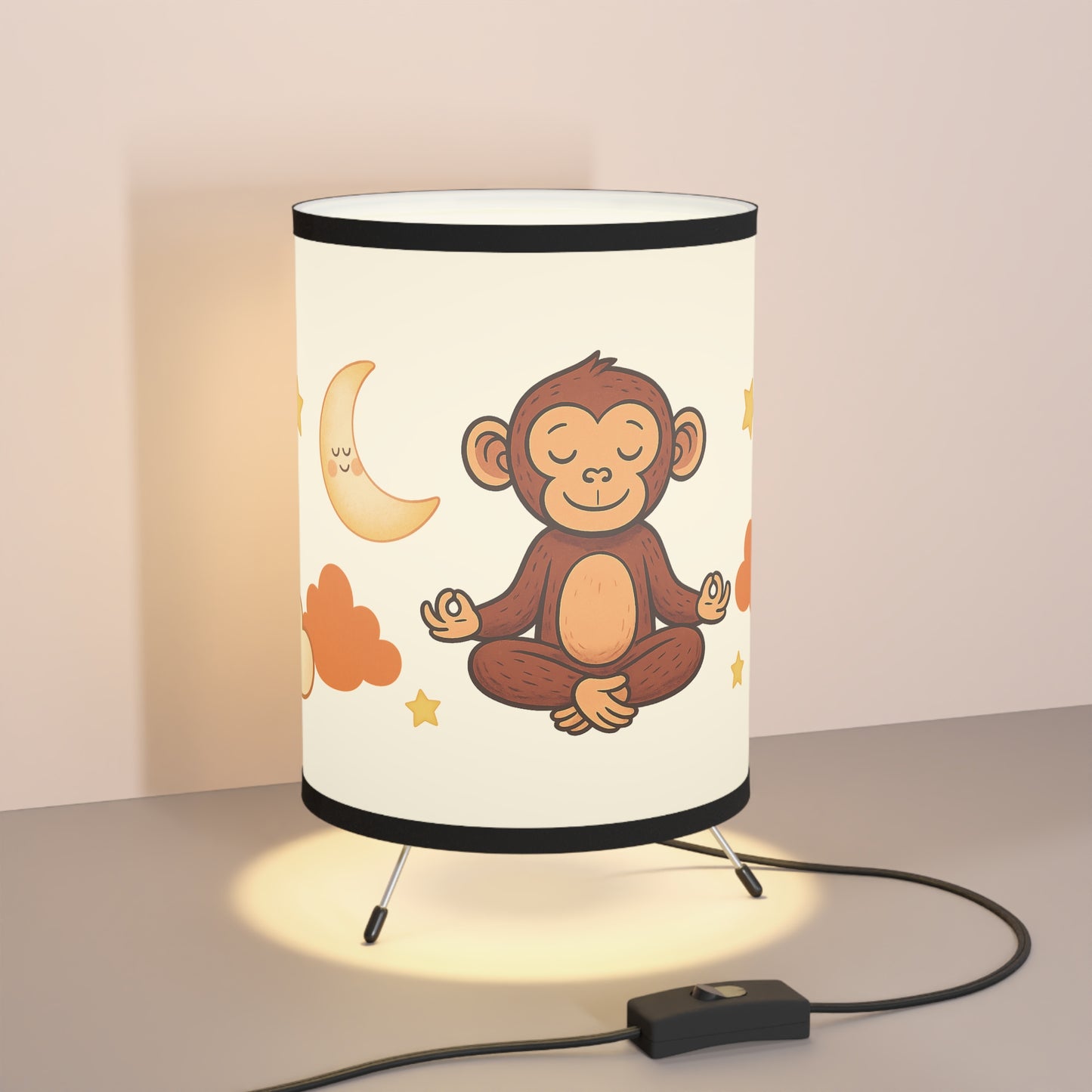 ZEN INSIDE Calming Tripod Lamp. Monkey