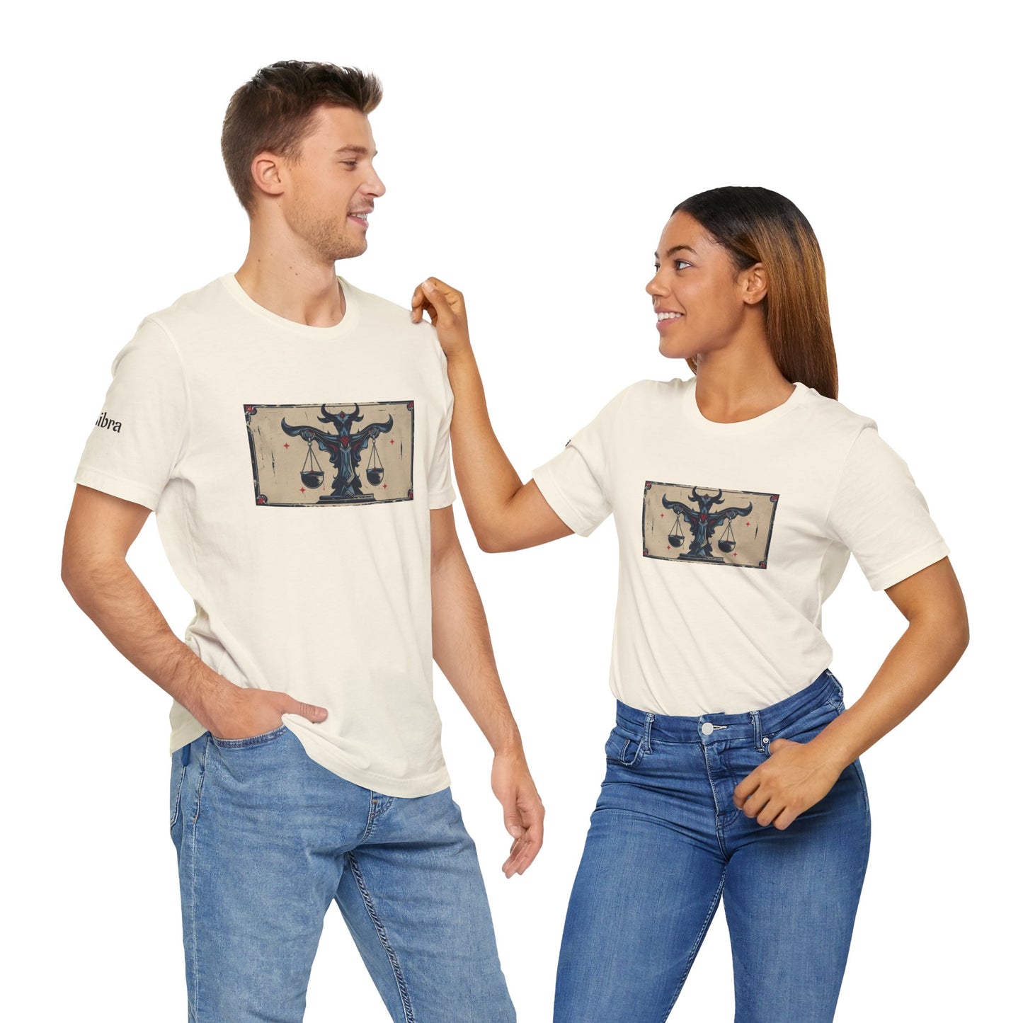 Libra - Gothic Zodiac T-Shirt. Zodiac in the Shadows