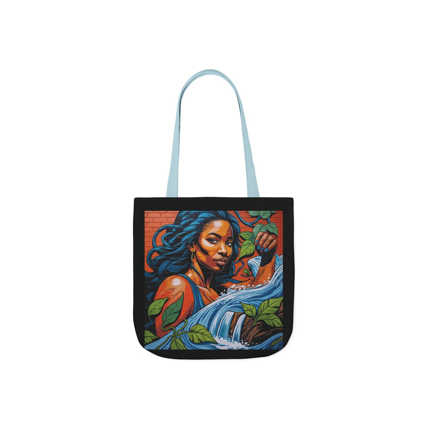 Artistic Surge - Eco-Friendly Canvas Tote Bag - WOMAN WITH WATER