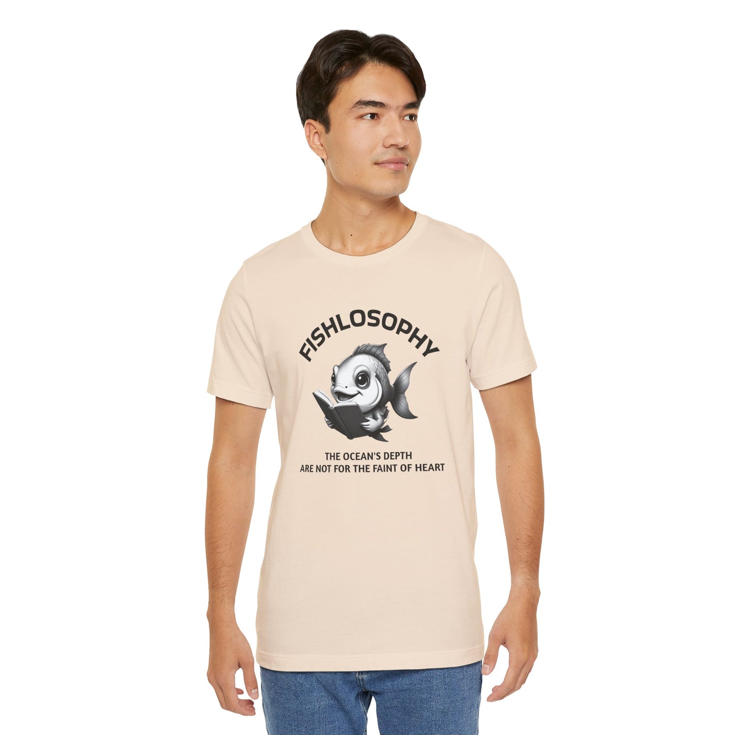 Fishlosophy Unisex Jersey Short Sleeve Tee – The Ocean' depth is not for the faint of heart