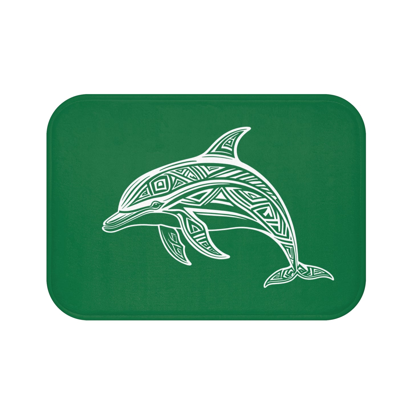 Tribal Bath Mat. Ocean Energy, Tribal Style