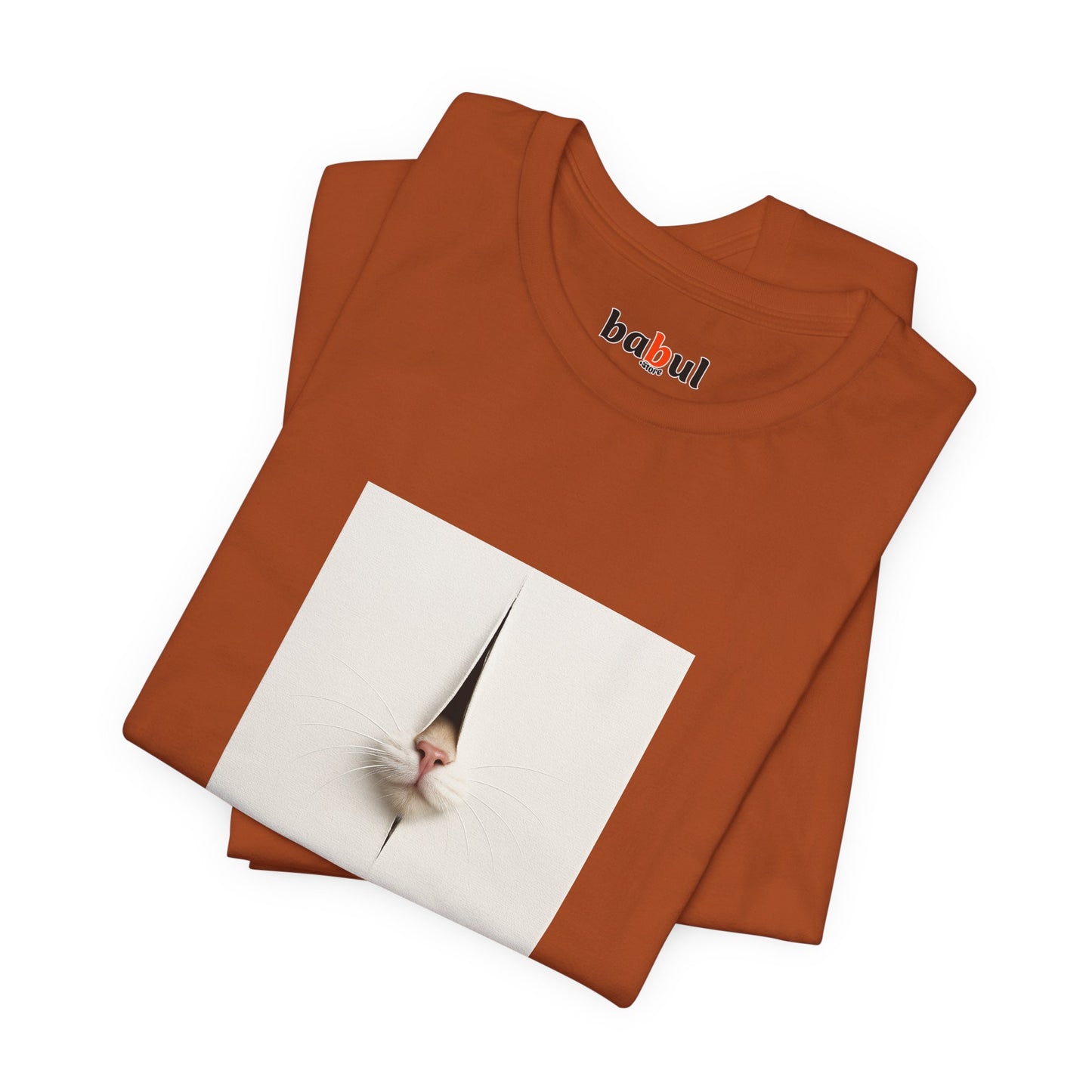 CATART Unisex Jersey Cat T-Shirt - FONTANA - Iconic Painting Reimagined with Cats