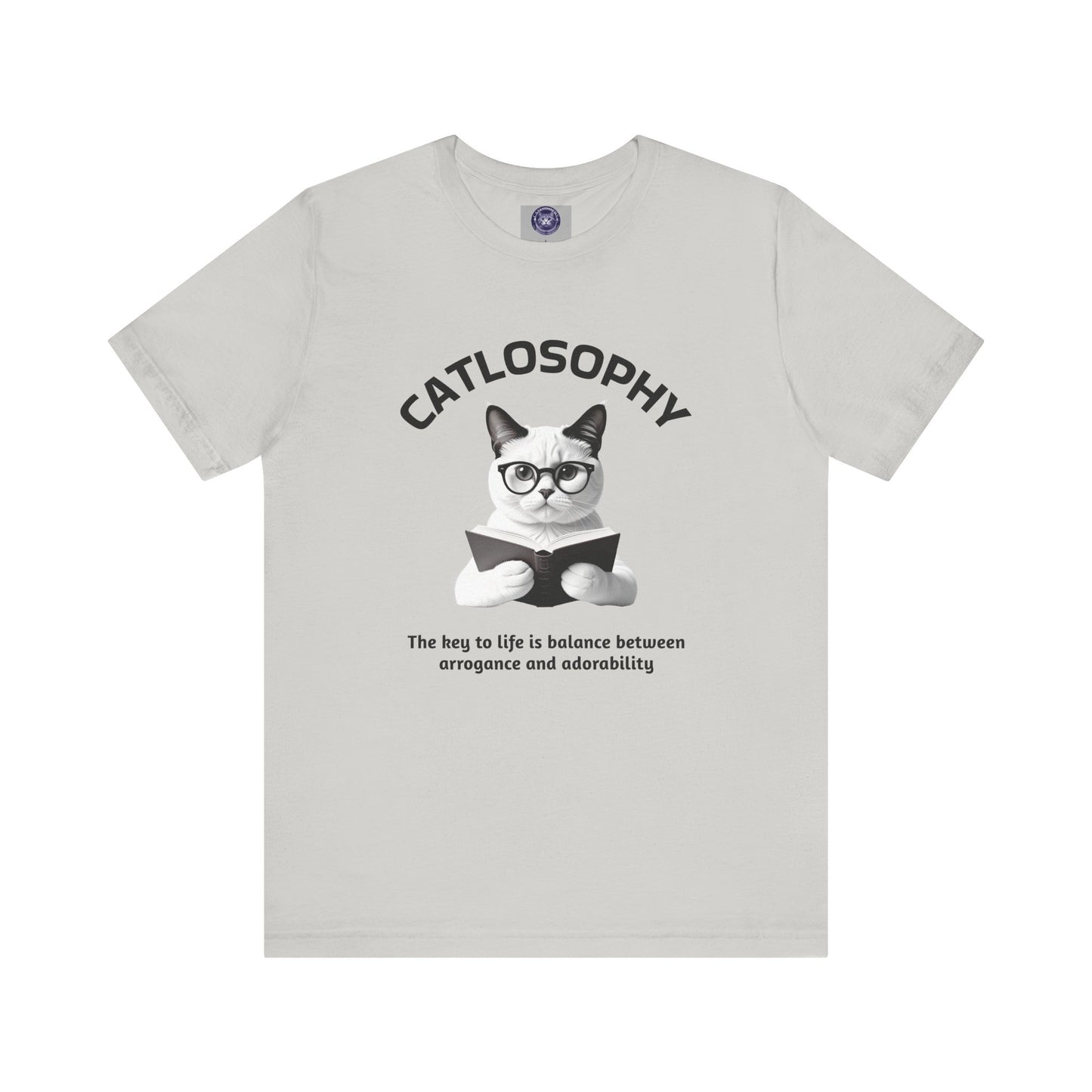 Catlosophy Unisex Jersey Short Sleeve Tee – "The Key to Life" Design