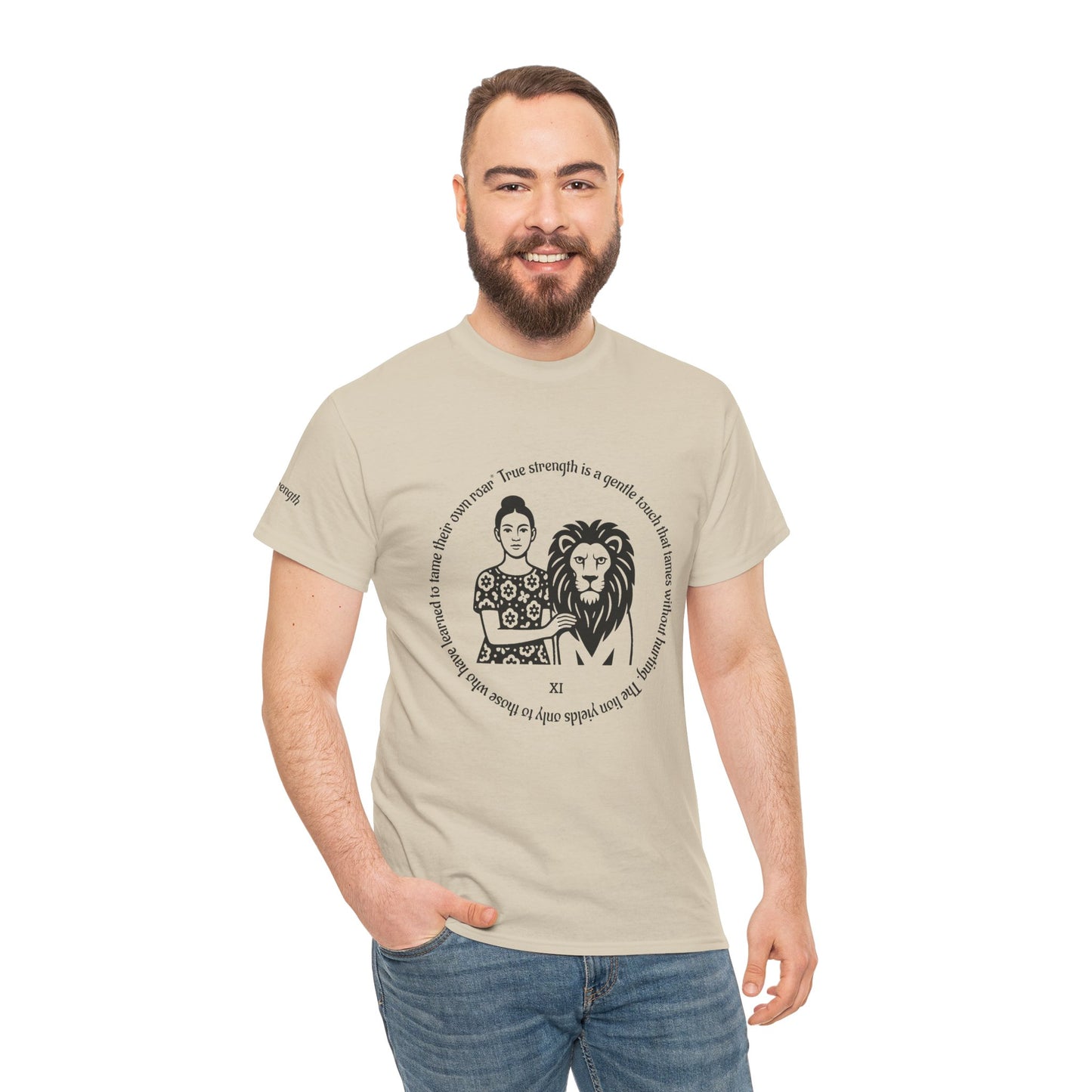 Strength - ArcanaPop T-Shirt – Where Tarot Magic Meets Pop Art