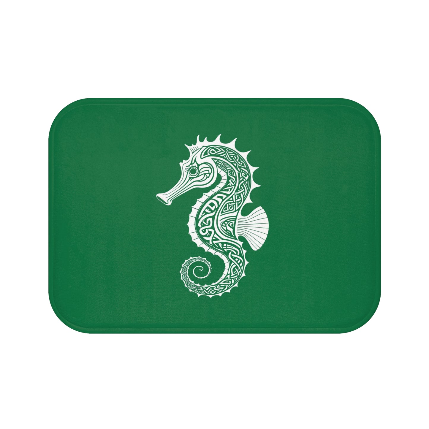 Tribal Bath Mat. Ocean Energy, Tribal Style