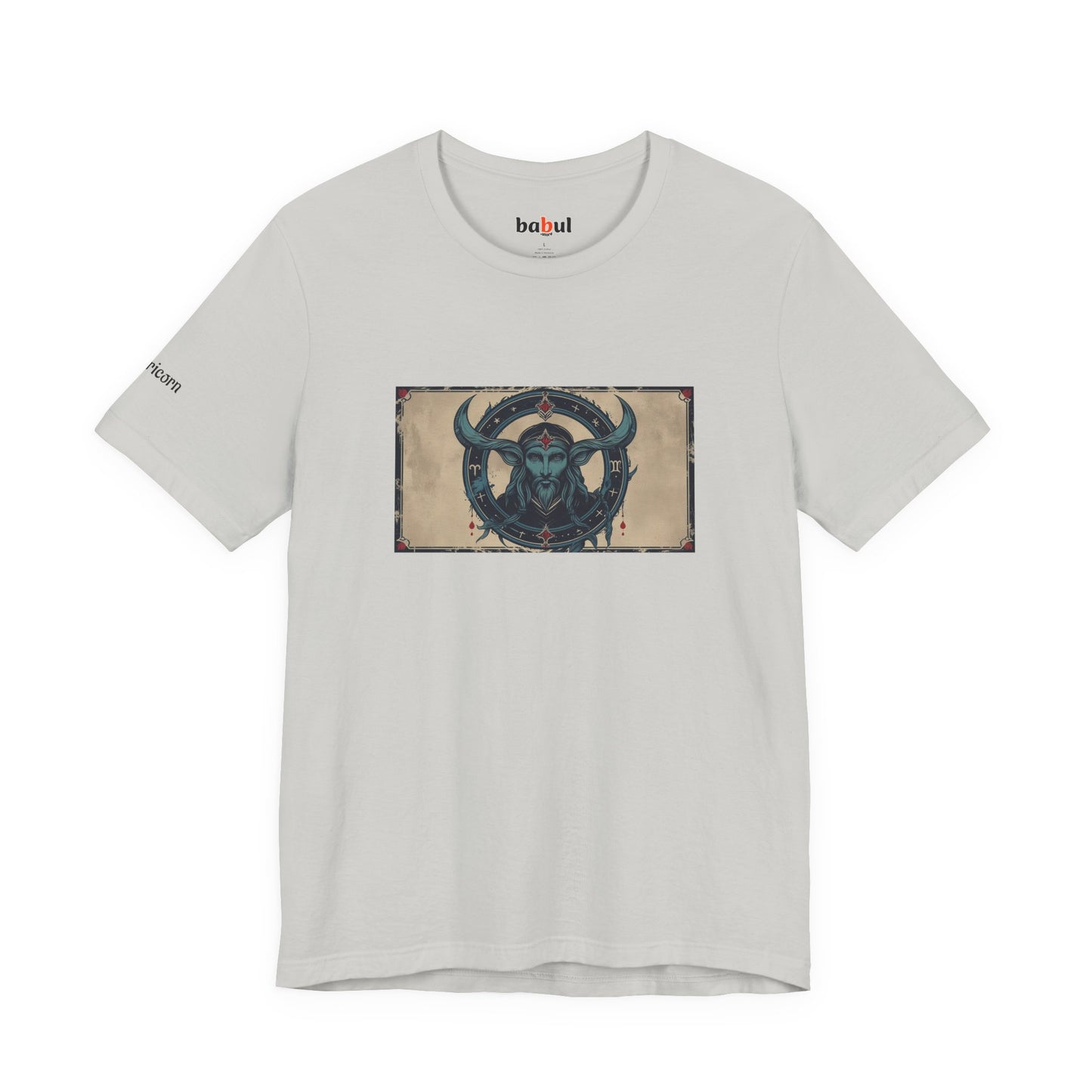 Capricorn - Gothic Zodiac T-Shirt. Zodiac in the Shadows