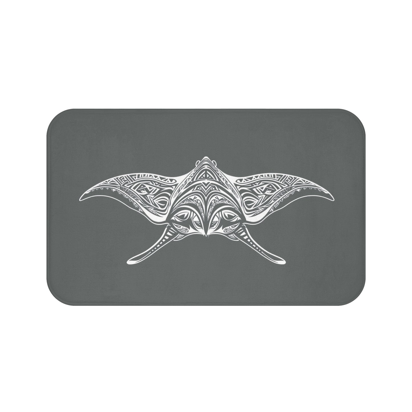 Tribal Bath Mat. Ocean Energy, Tribal Style