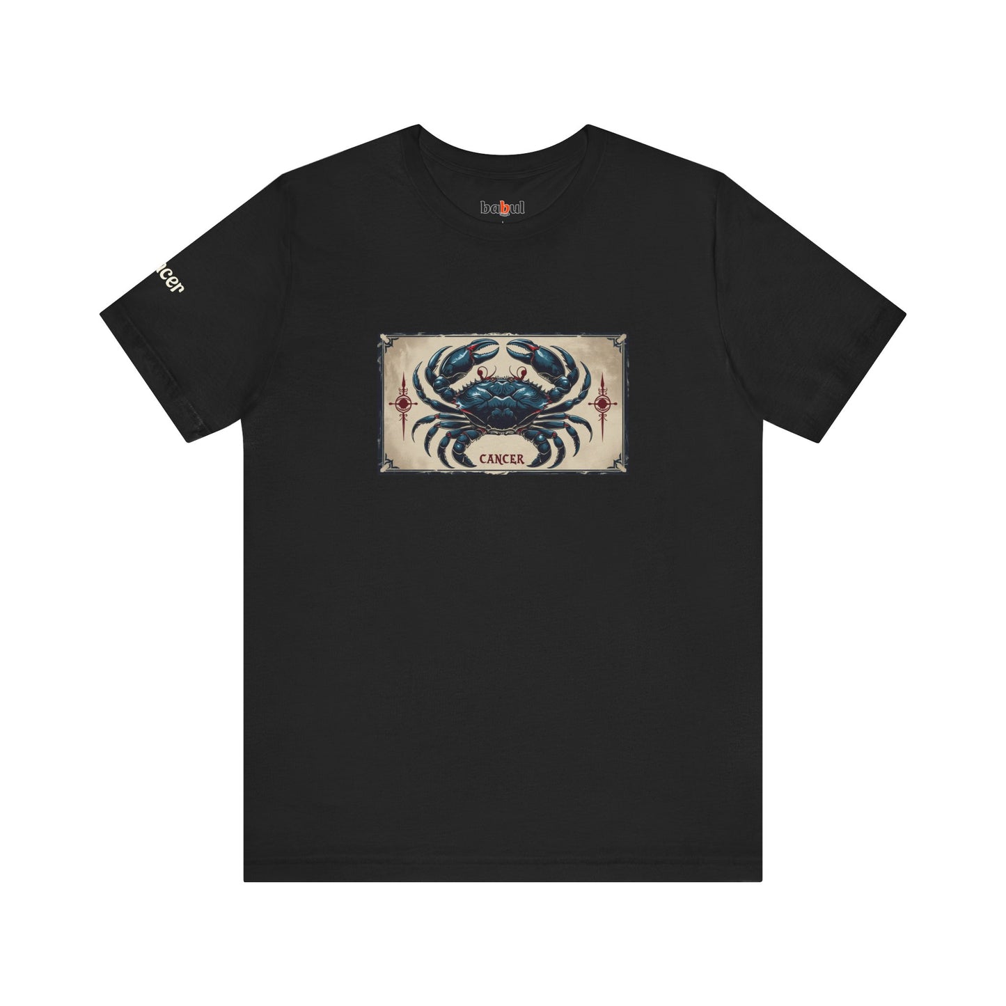 Cancer - Gothic Zodiac T-Shirt. Zodiac in the Shadows