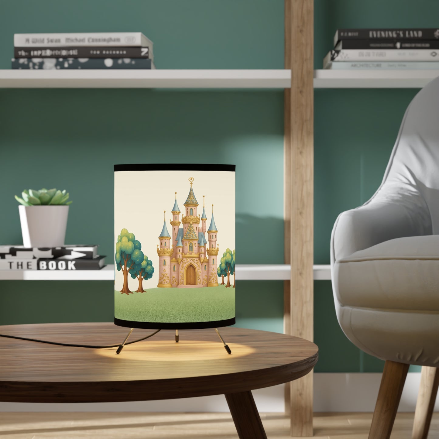 ENCHANTED LIGHTS. Dream Worlds in Your Room. Calming Tripod Lamp. CASTLE
