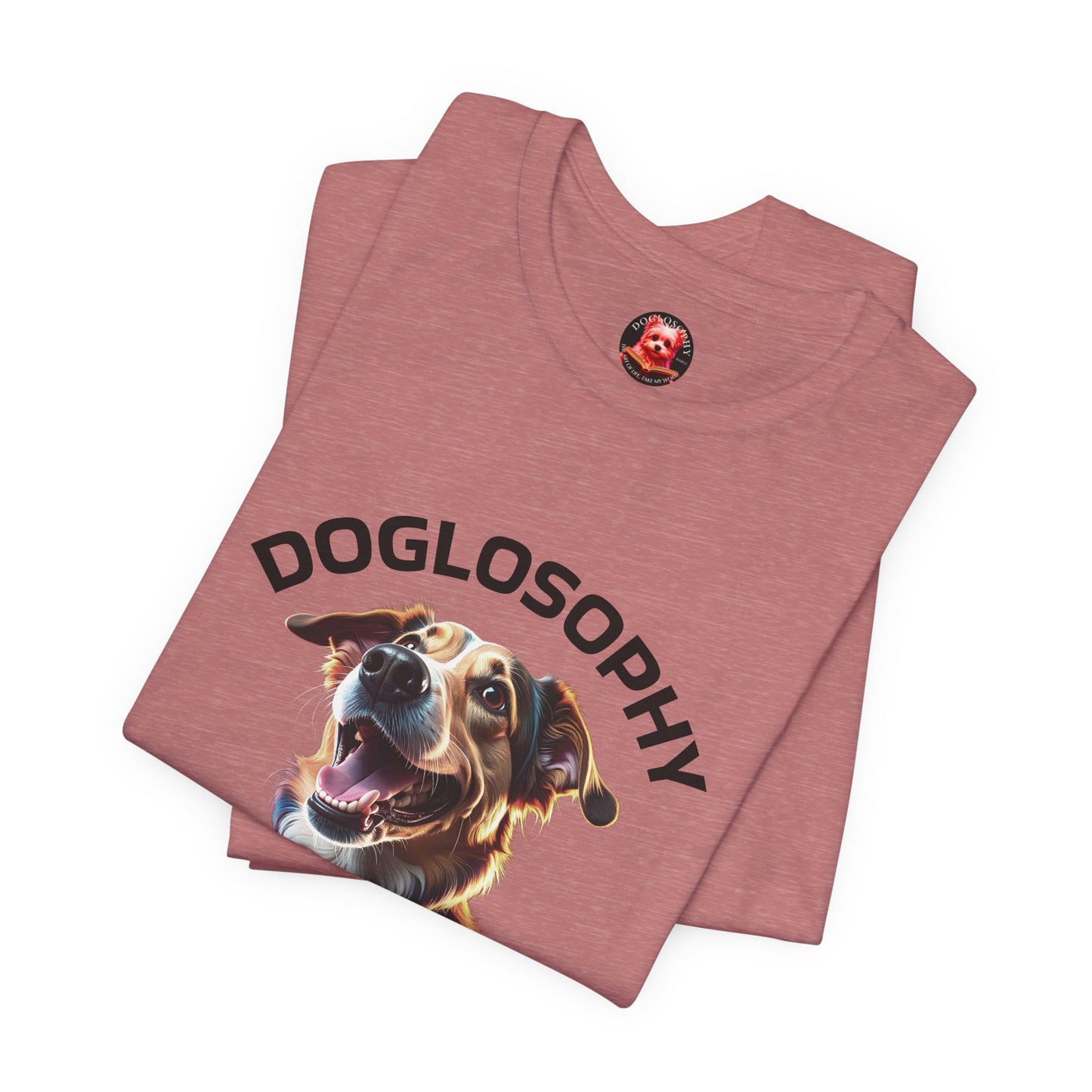 Doglosophy Unisex Jersey Short Sleeve Tee – "Dog Remind Us" Design