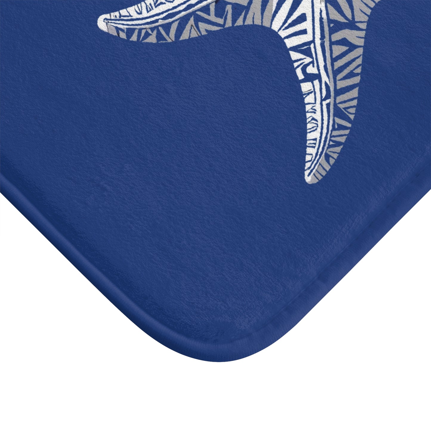 Tribal Bath Mat. Ocean Energy, Tribal Style