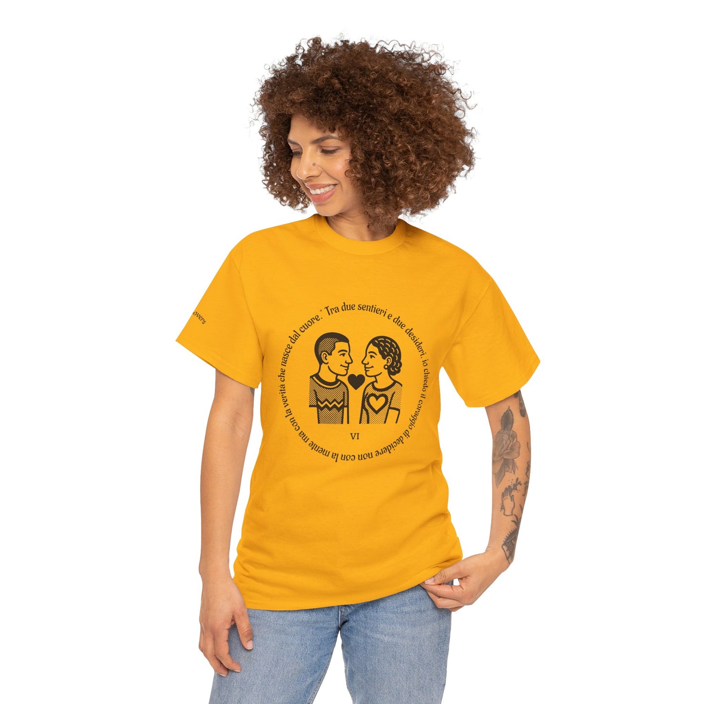 The Lovers - ArcanaPop T-Shirt – Where Tarot Magic Meets Pop Art