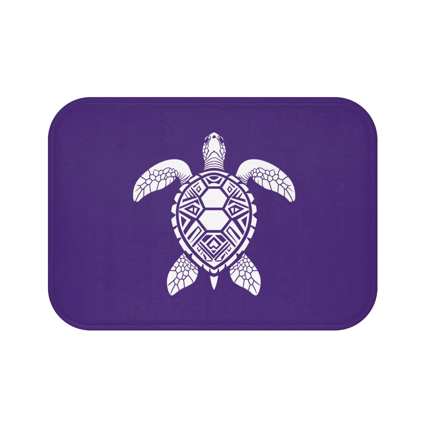 Tribal Bath Mat. Ocean Energy, Tribal Style
