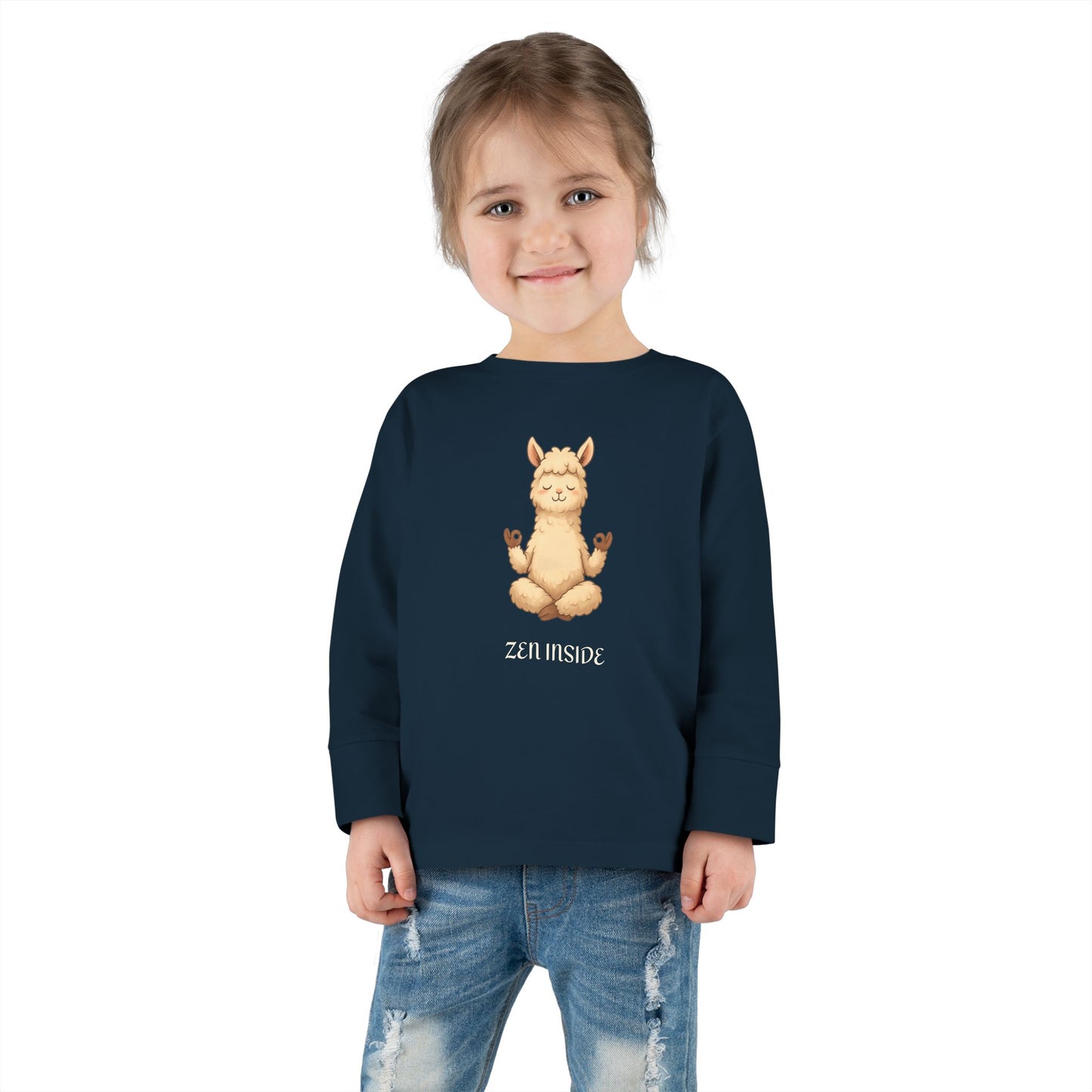 Zen Inside Long Sleeve Tee - ALPACA
