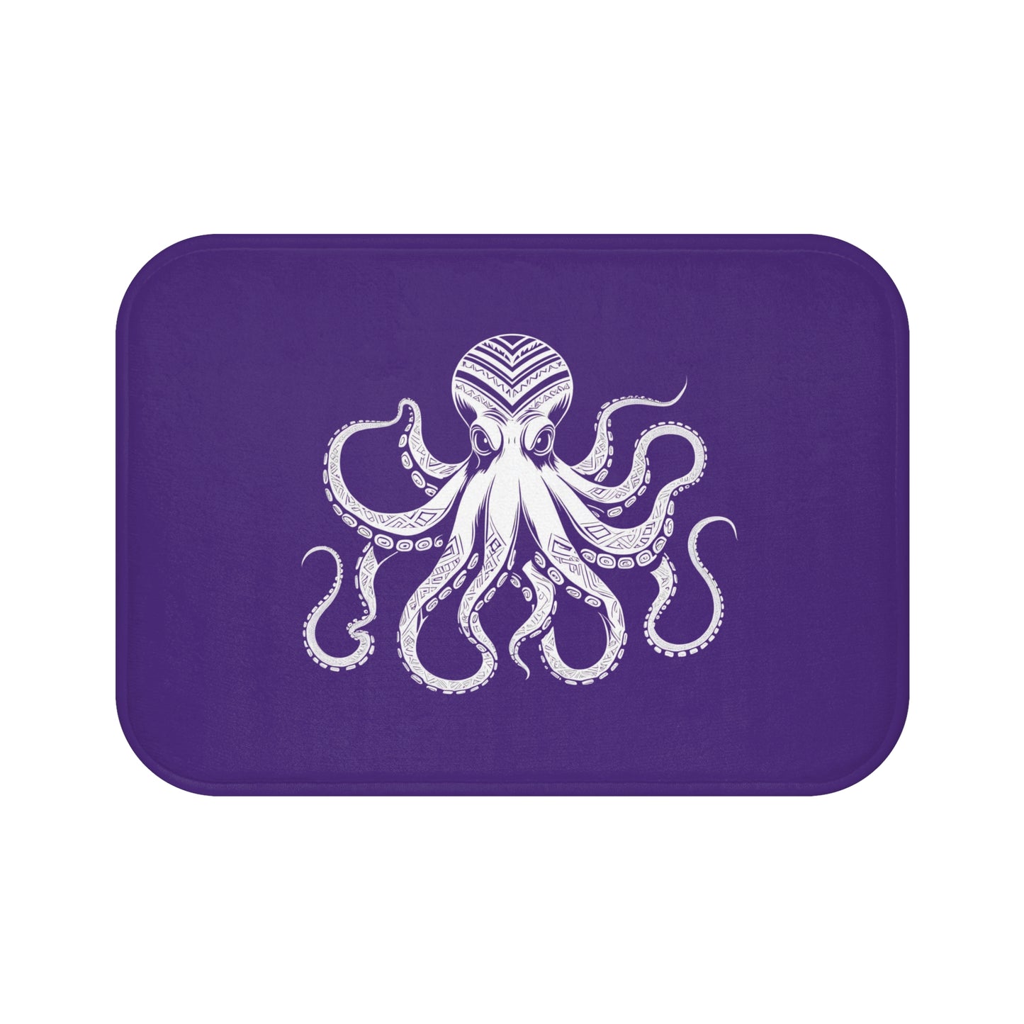 Tribal Bath Mat. Ocean Energy, Tribal Style