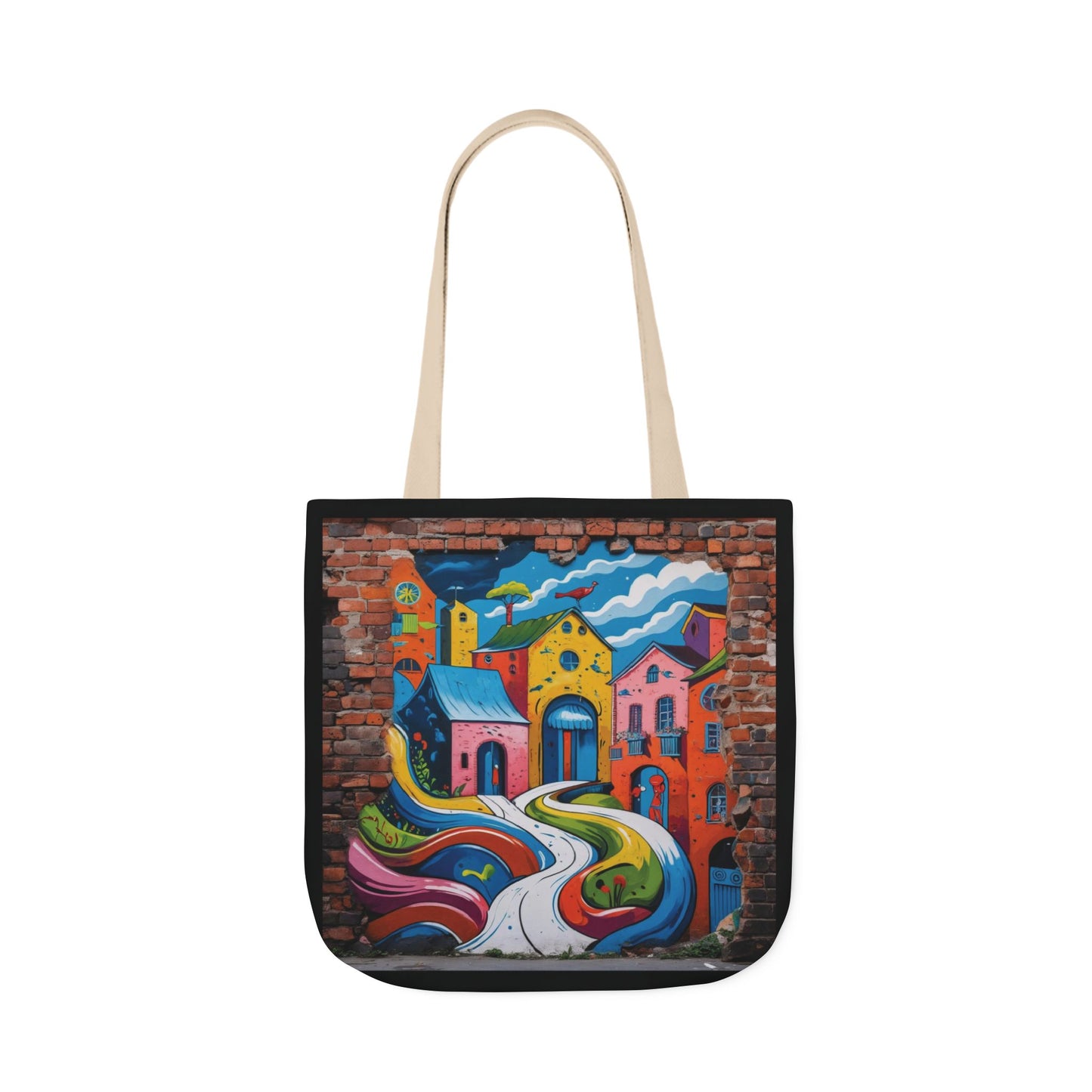 Artistic Surge - Eco-Friendly Canvas Tote Bag - HOUSES
