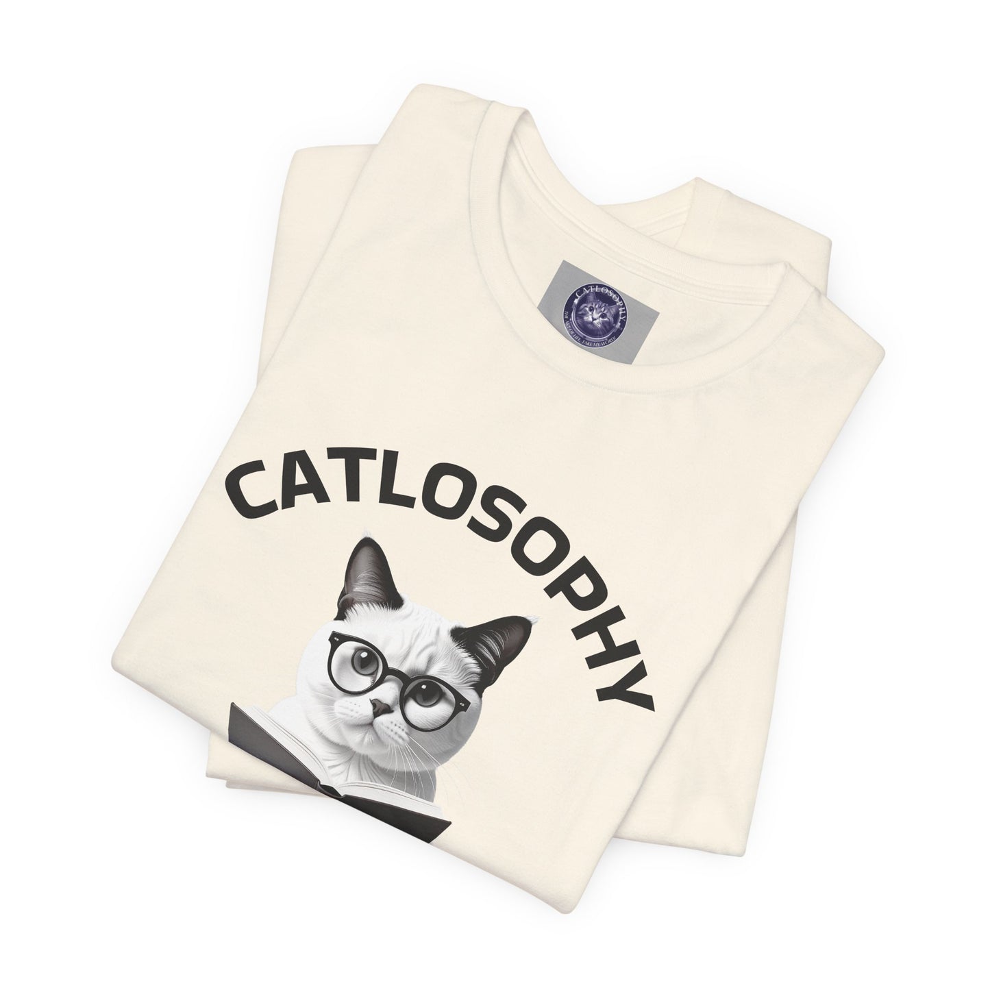 Catlosophy Unisex Jersey Short Sleeve Tee – "The Key to Life" Design