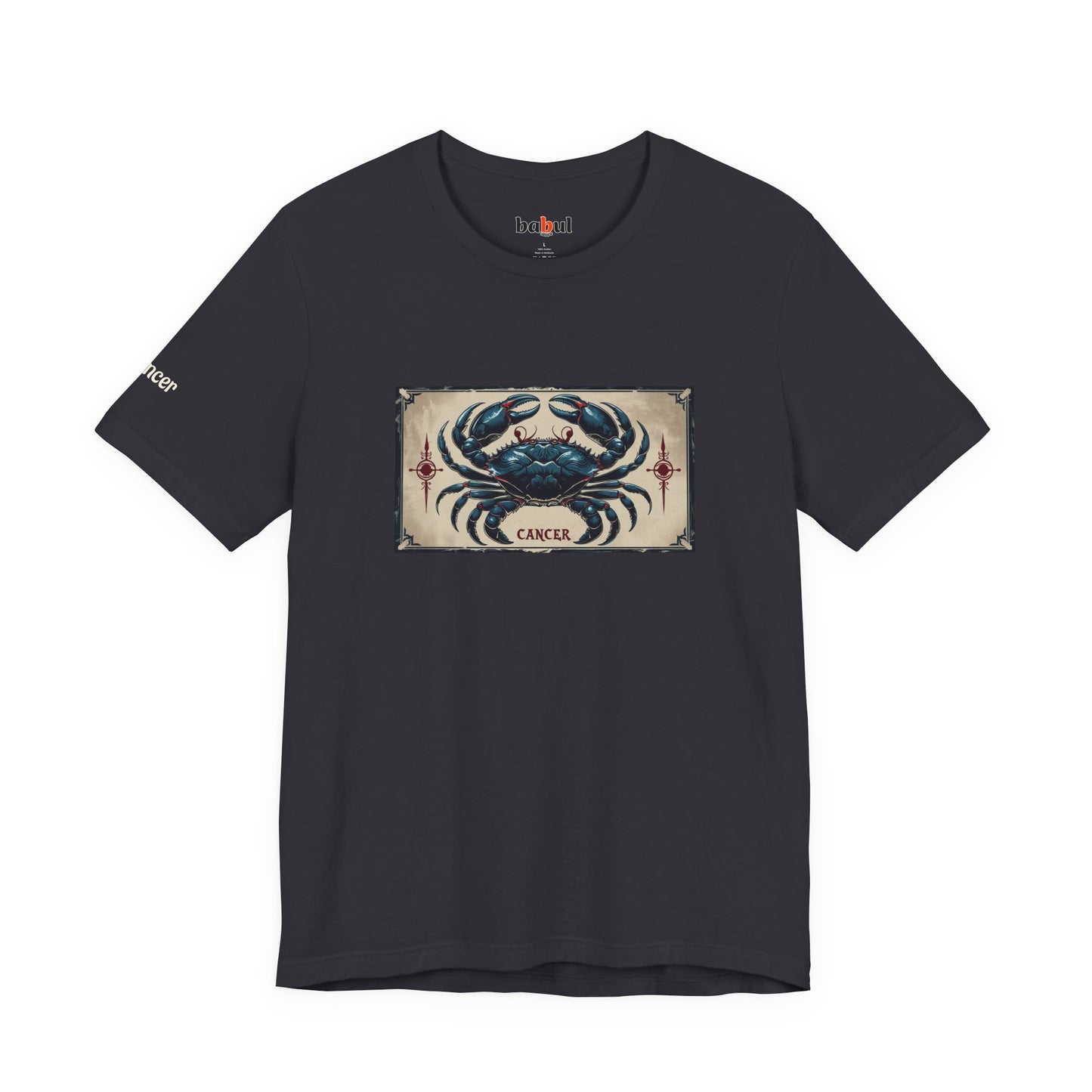Cancer - Gothic Zodiac T-Shirt. Zodiac in the Shadows