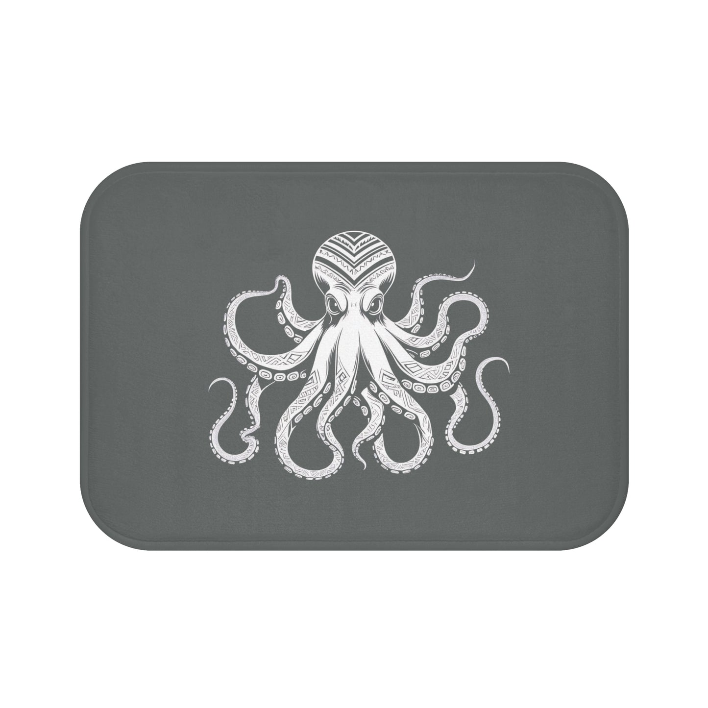 Tribal Bath Mat. Ocean Energy, Tribal Style