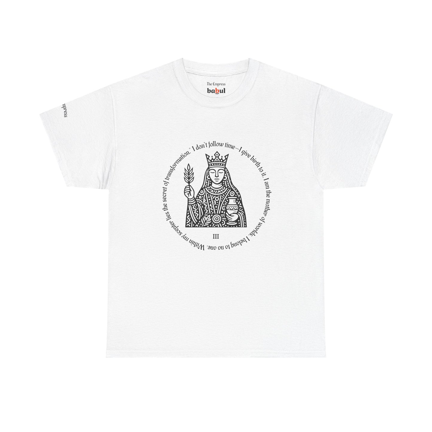 The Empress - ArcanaPop T-Shirt – Where Tarot Magic Meets Pop Art