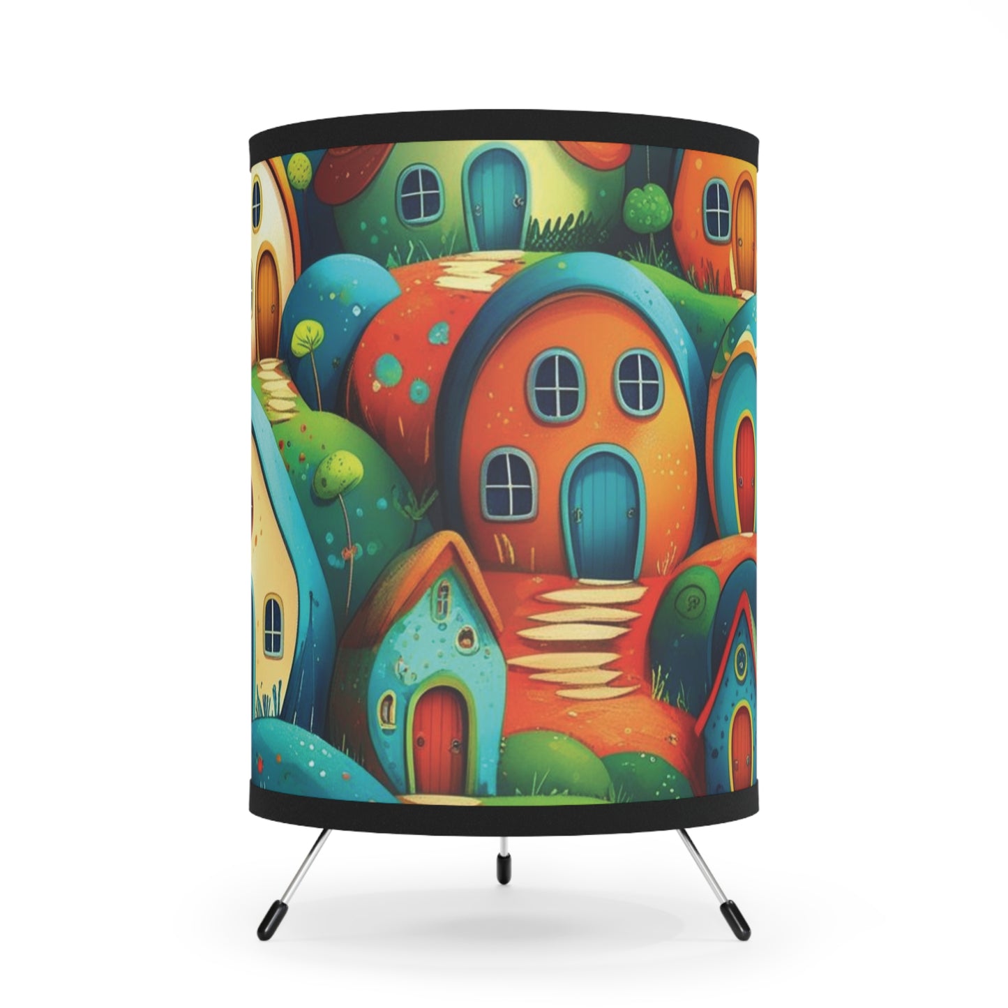 ENCHANTED LIGHTS. Dream Worlds in Your Room. Calming Tripod Lamp. Village
