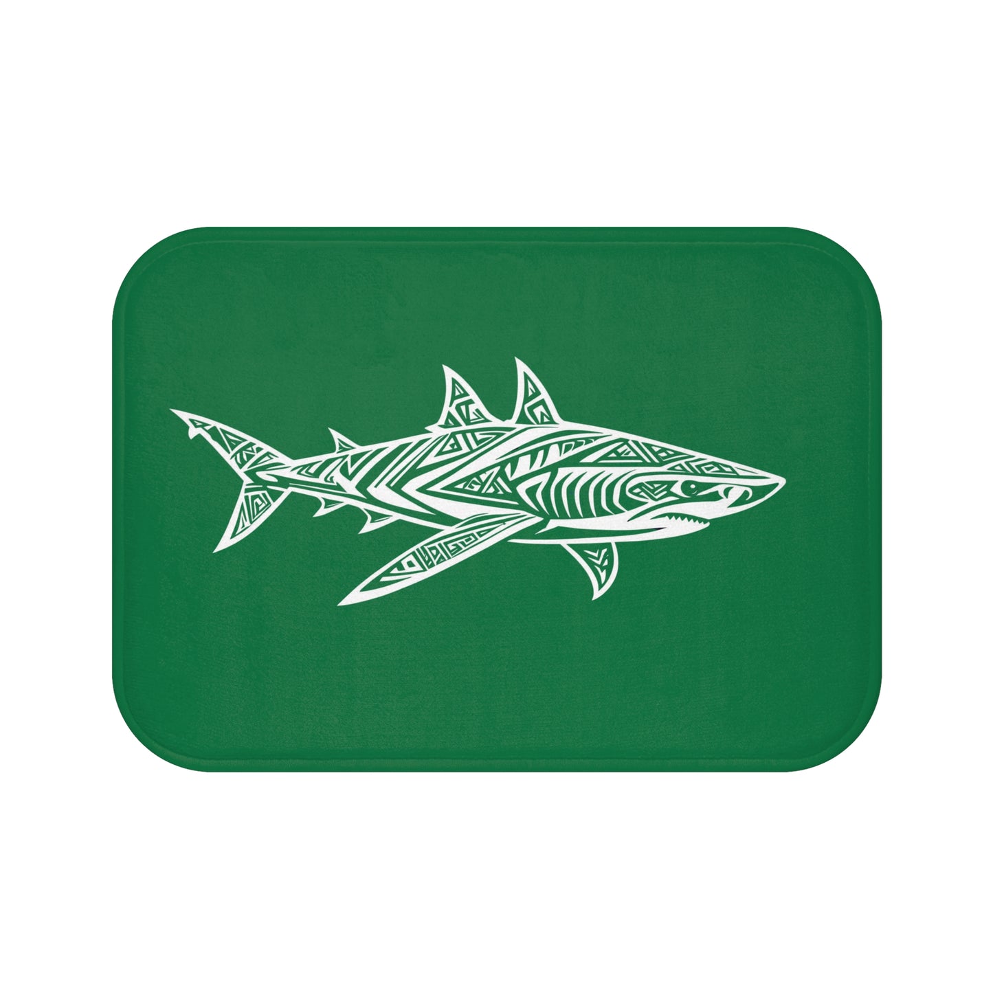 Tribal Bath Mat. Ocean Energy, Tribal Style