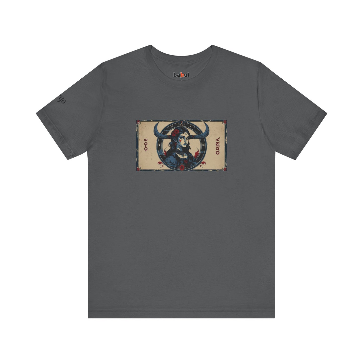 Virgo - Gothic Zodiac T-Shirt. Zodiac in the Shadows