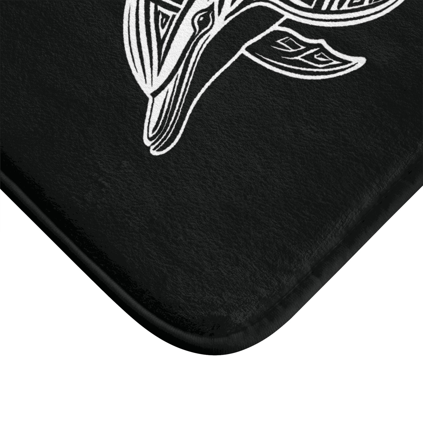 Tribal Bath Mat. Ocean Energy, Tribal Style