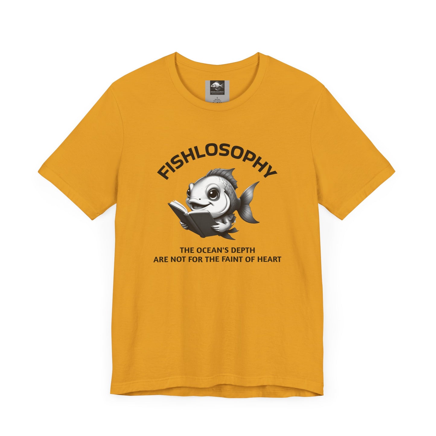 Fishlosophy Unisex Jersey Short Sleeve Tee – The Ocean' depth is not for the faint of heart