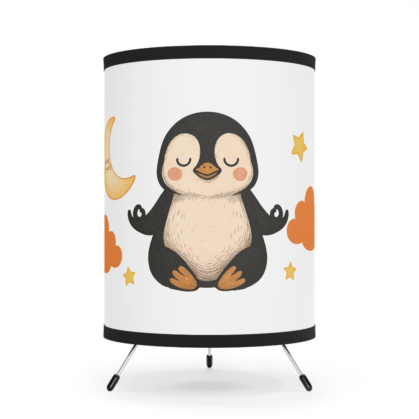 ZEN INSIDE Calming Tripod Lamp. Penguin