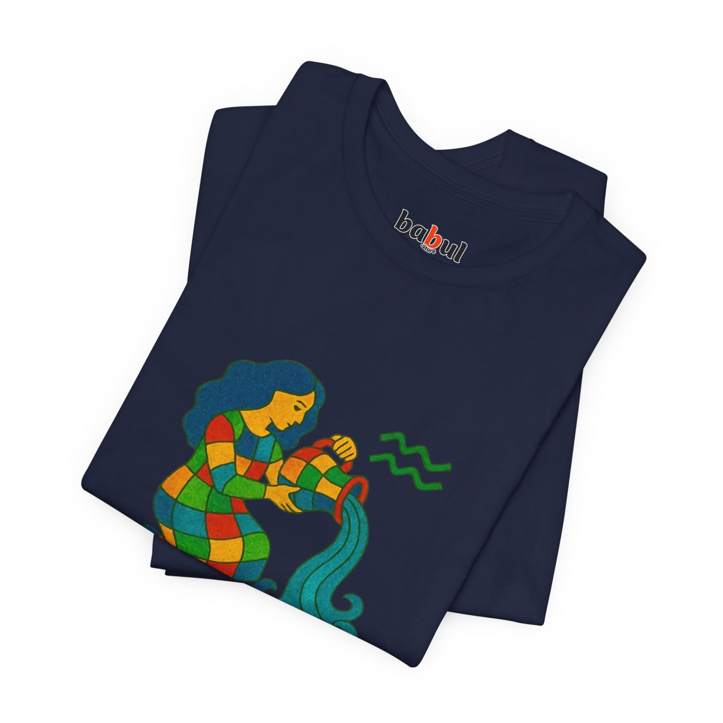 AQUARIUS - T-shirt, The Zodiac Signs According to Saint Phalle