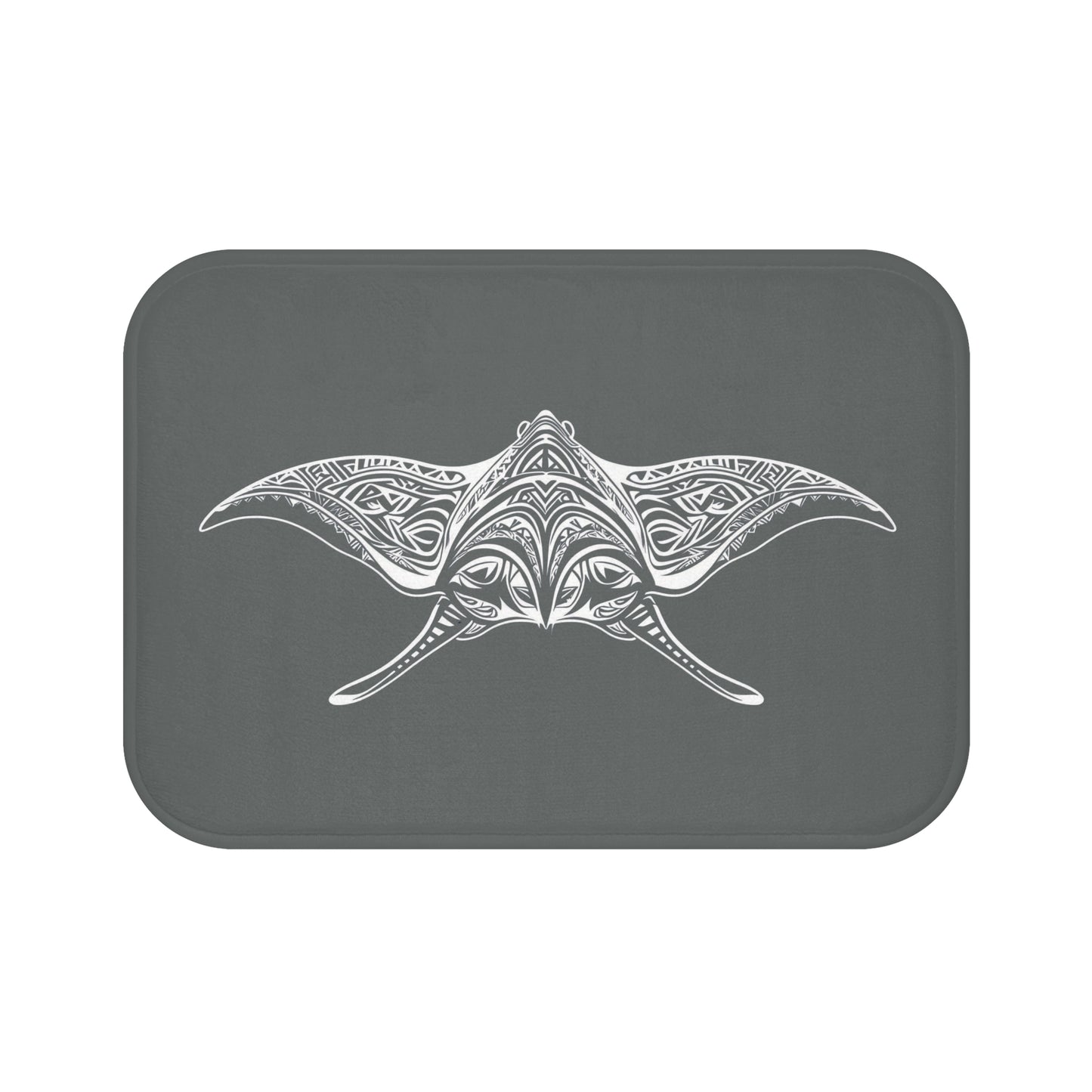 Tribal Bath Mat. Ocean Energy, Tribal Style