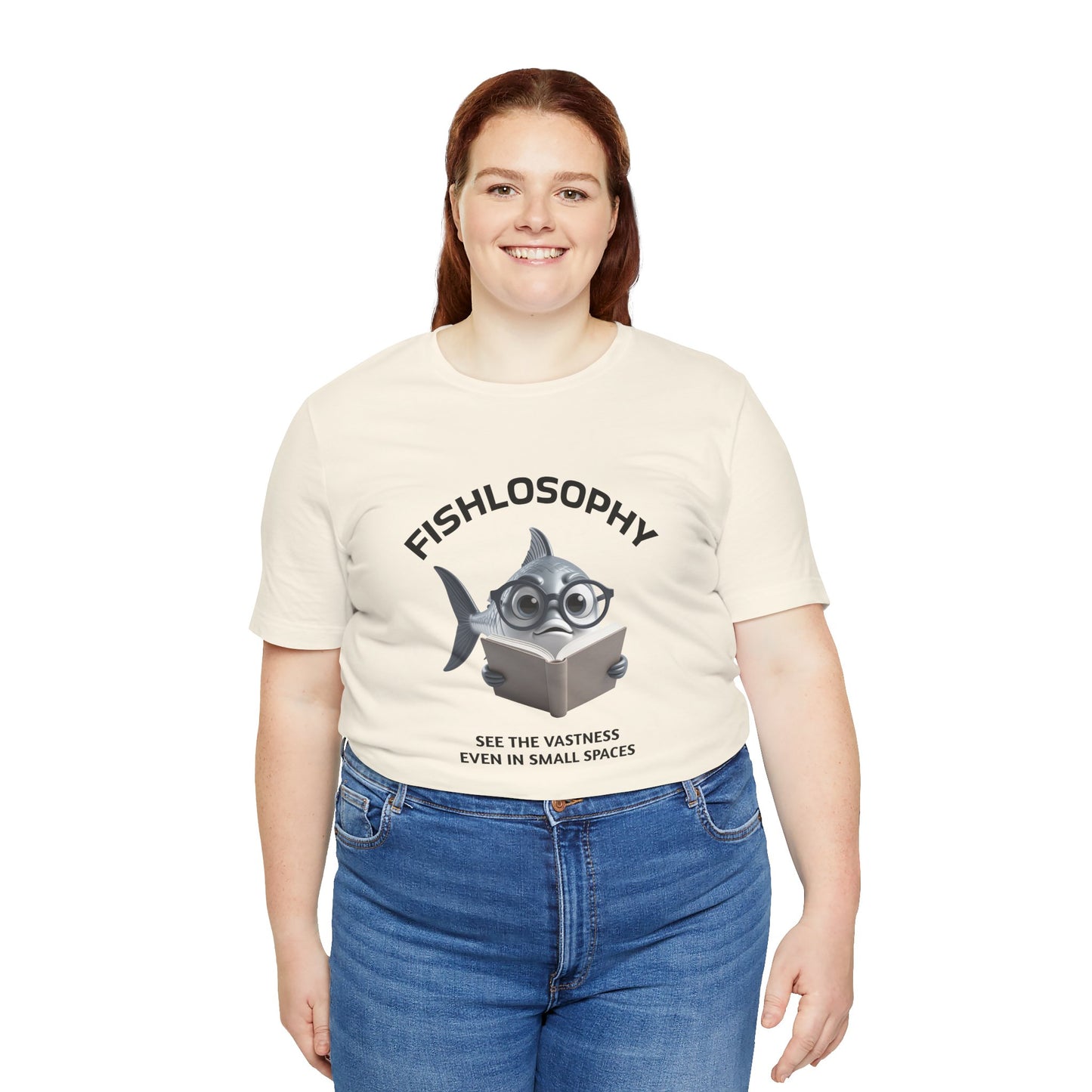 Fishlosophy Unisex Jersey Short Sleeve Tee – See the vastness even in small spaces