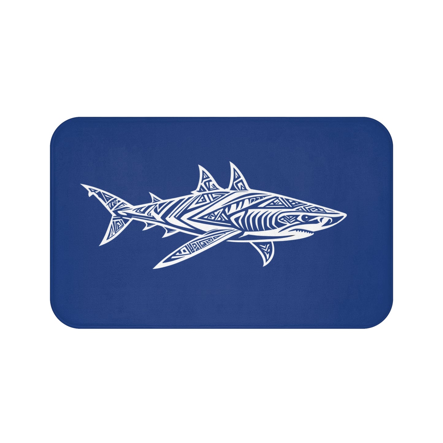 Tribal Bath Mat. Ocean Energy, Tribal Style