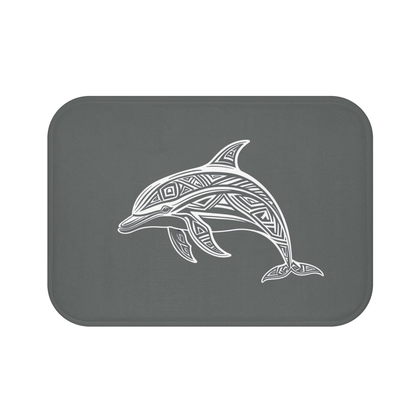 Tribal Bath Mat. Ocean Energy, Tribal Style
