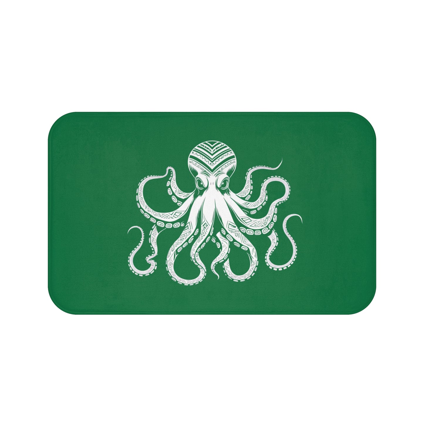 Tribal Bath Mat. Ocean Energy, Tribal Style